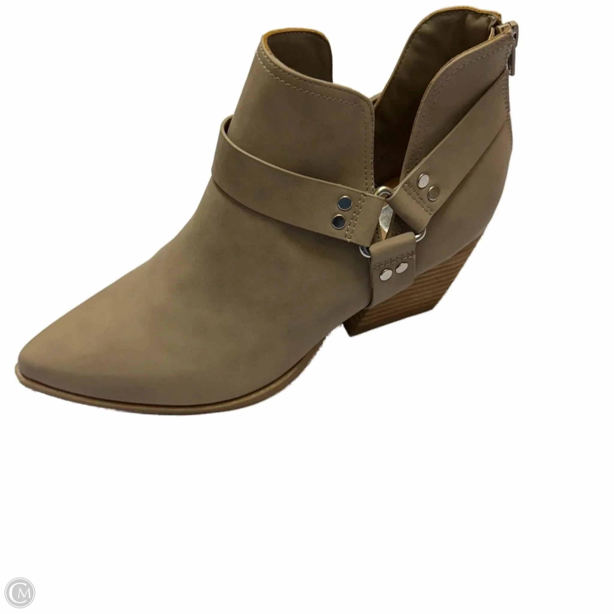 Boots Ankle Heels By Dv In Taupe, Size: 10 Quick Drying Rough Trail Hiker Dual Density Outsole