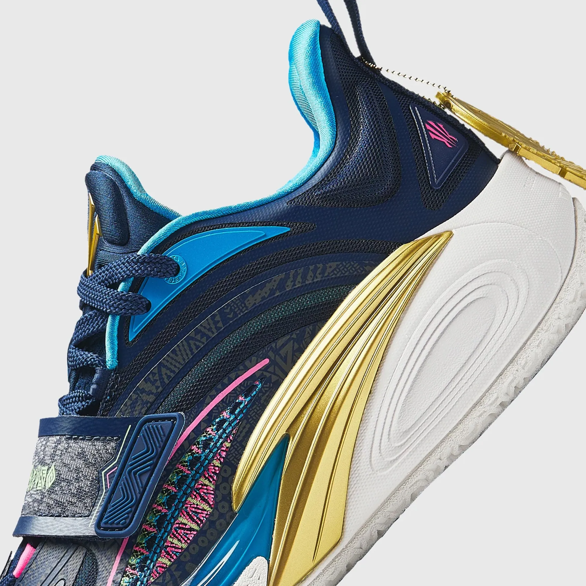 single - density midsole shoes Anta Mens Kai 1 "Playoff Away" Shoes
