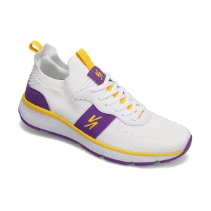 Durable Synthetic Men's Reign White/Purple/Yellow