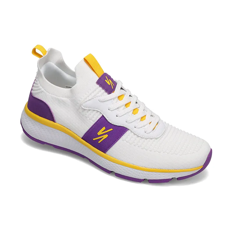 Men's Reign White/Purple/Yellow Sturdy Construction