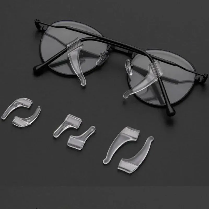 Anti-Slip Eyeglass Ear Grips, Soft Silicone Comfort, Secure Fit for Glasses, Ideal for Daily Wear & Sports