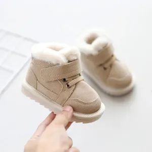 Anti-Slippery Baby Girls Boys Warm Plush Snow Boots
