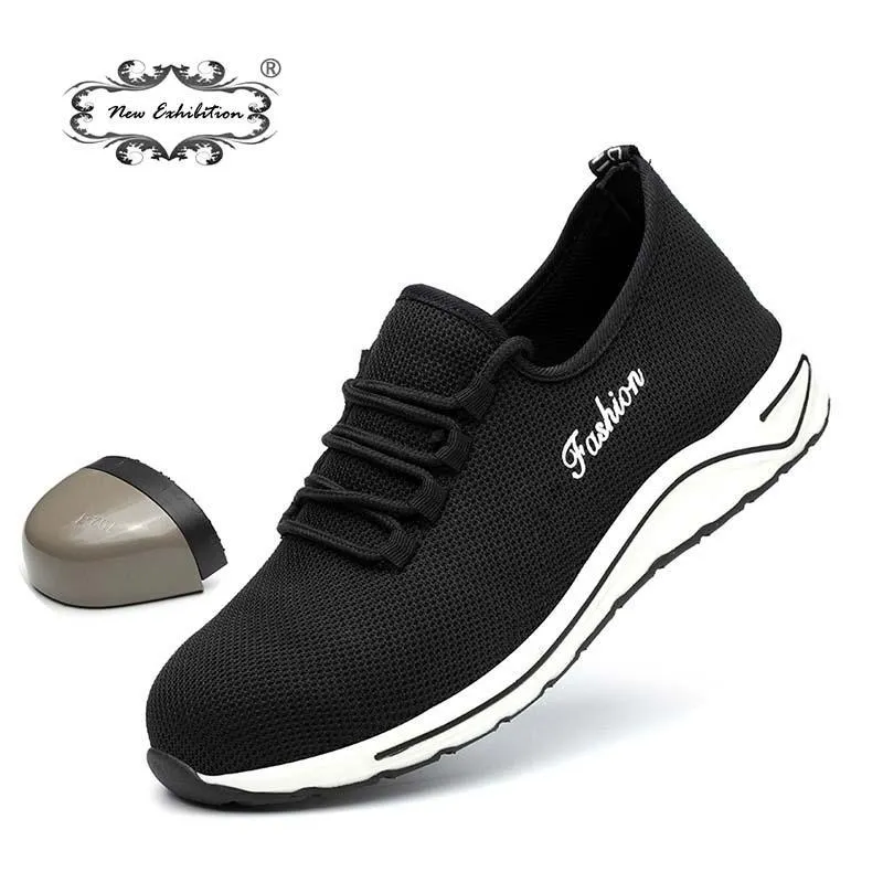 Anti-smashing steel toe caps work shoes Mens
