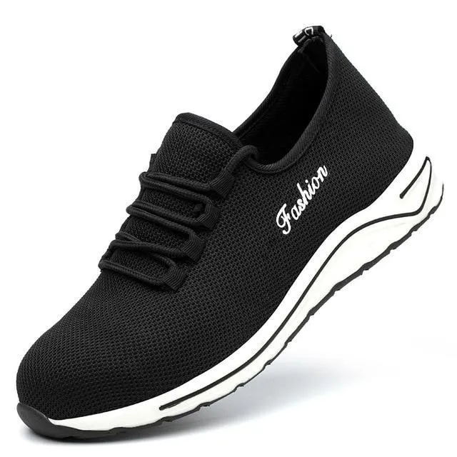 Anti-smashing steel toe caps work shoes Mens