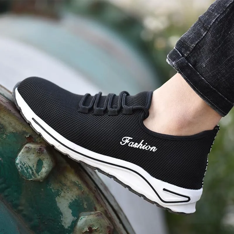 Anti-smashing steel toe caps work shoes Mens