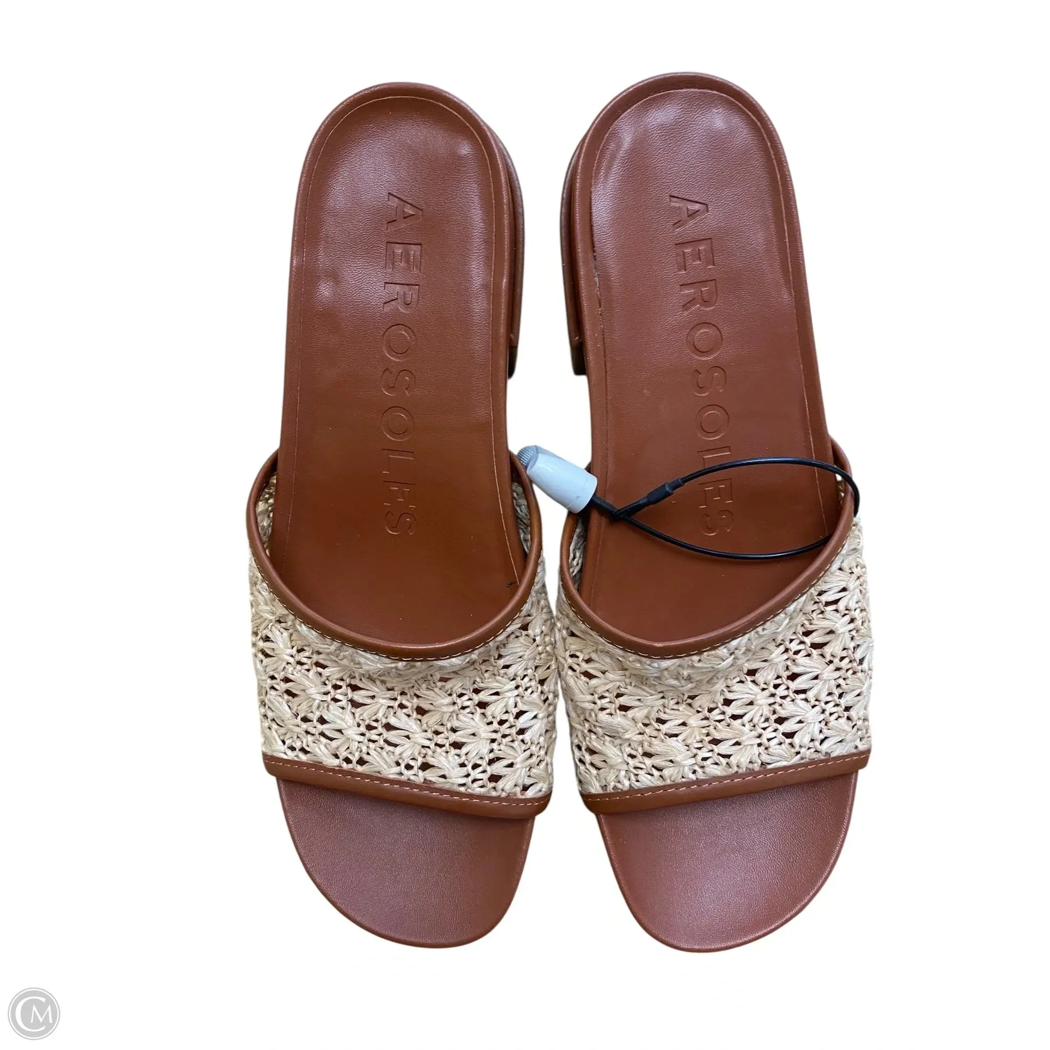 Classic Heels Mood Ready Shoes Heels Block By Aerosoles In Brown, Size: 8
