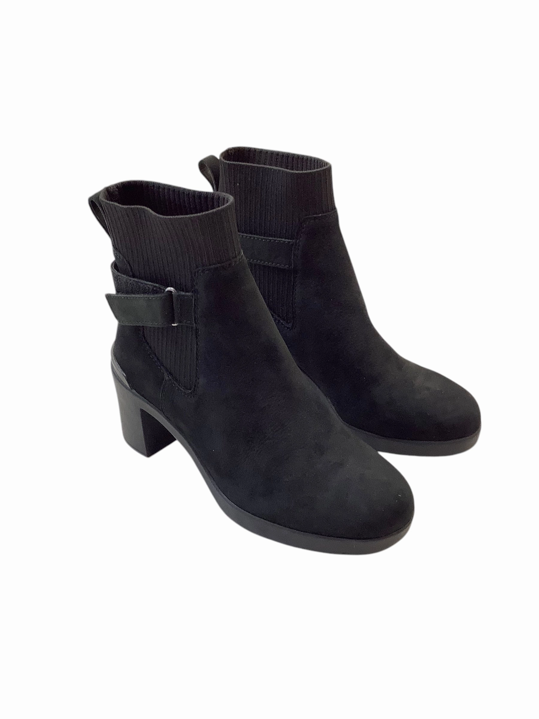 Boots Ankle Heels By Abeo In Black, Size: 6 Daily Movement Shock Absorbing Morning Walk