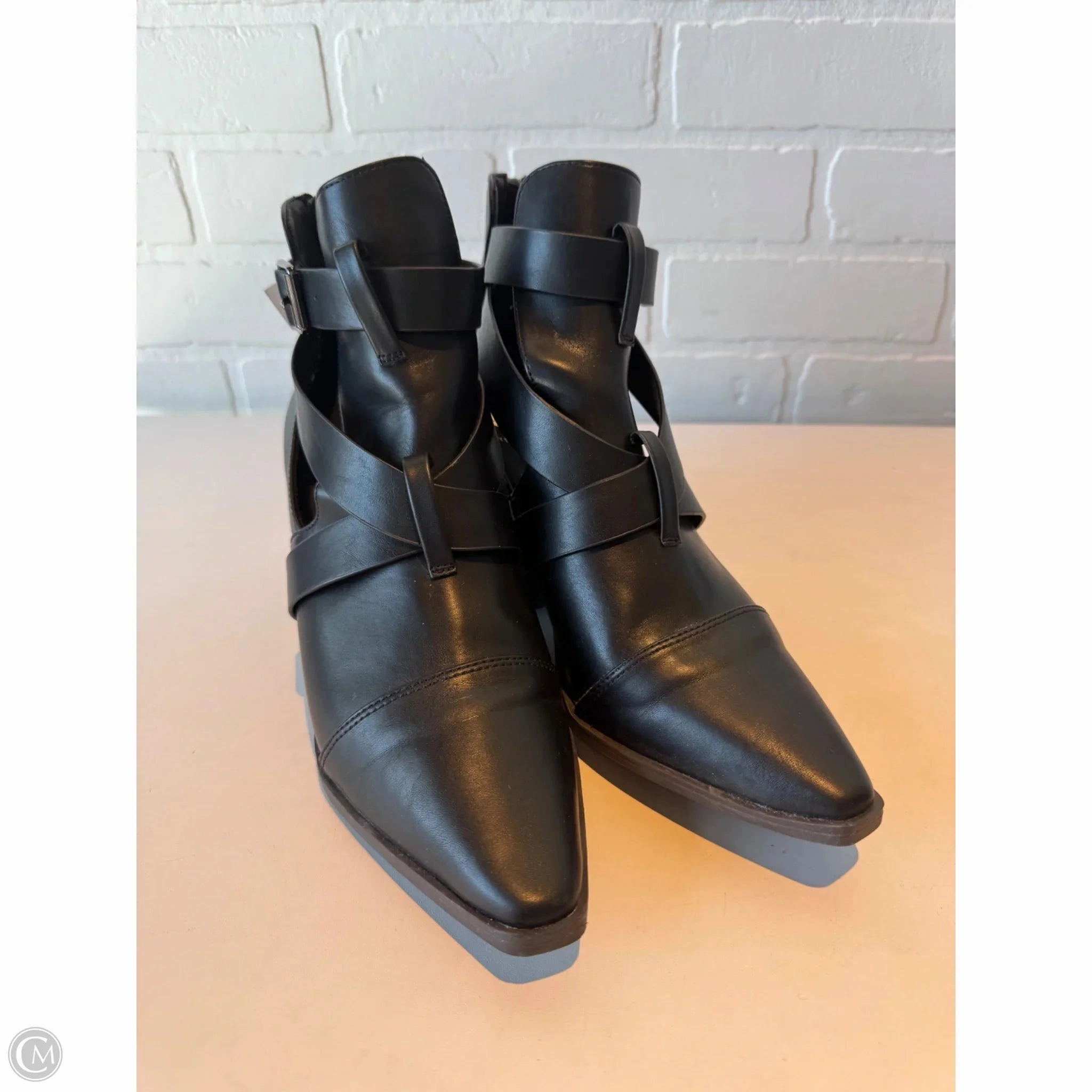 Boots Ankle Heels By Yellow Box In Black, Size: 7.5 Climate Friendly