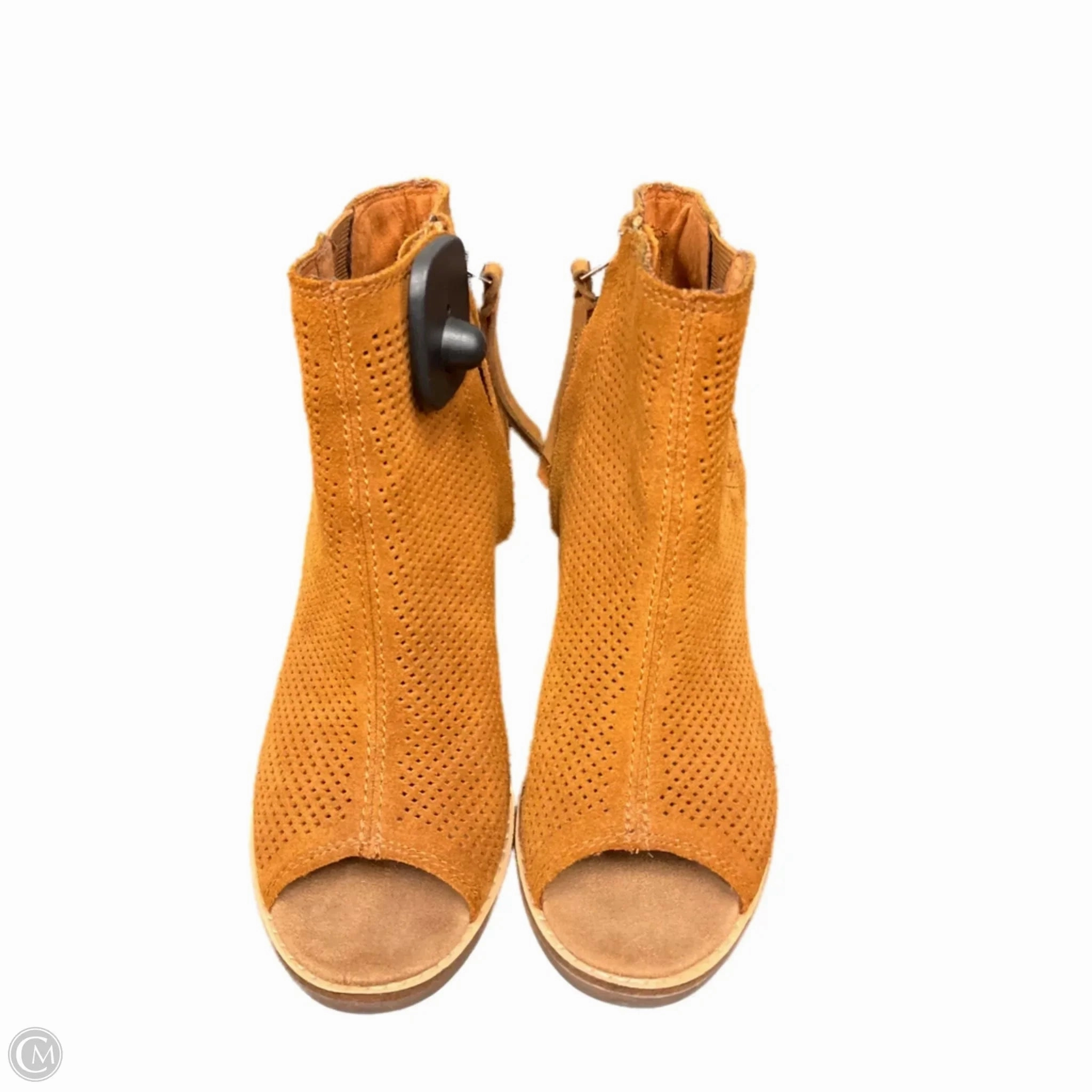 Boots Ankle Heels By Toms In Brown, Size: 6.5 Weather Ready