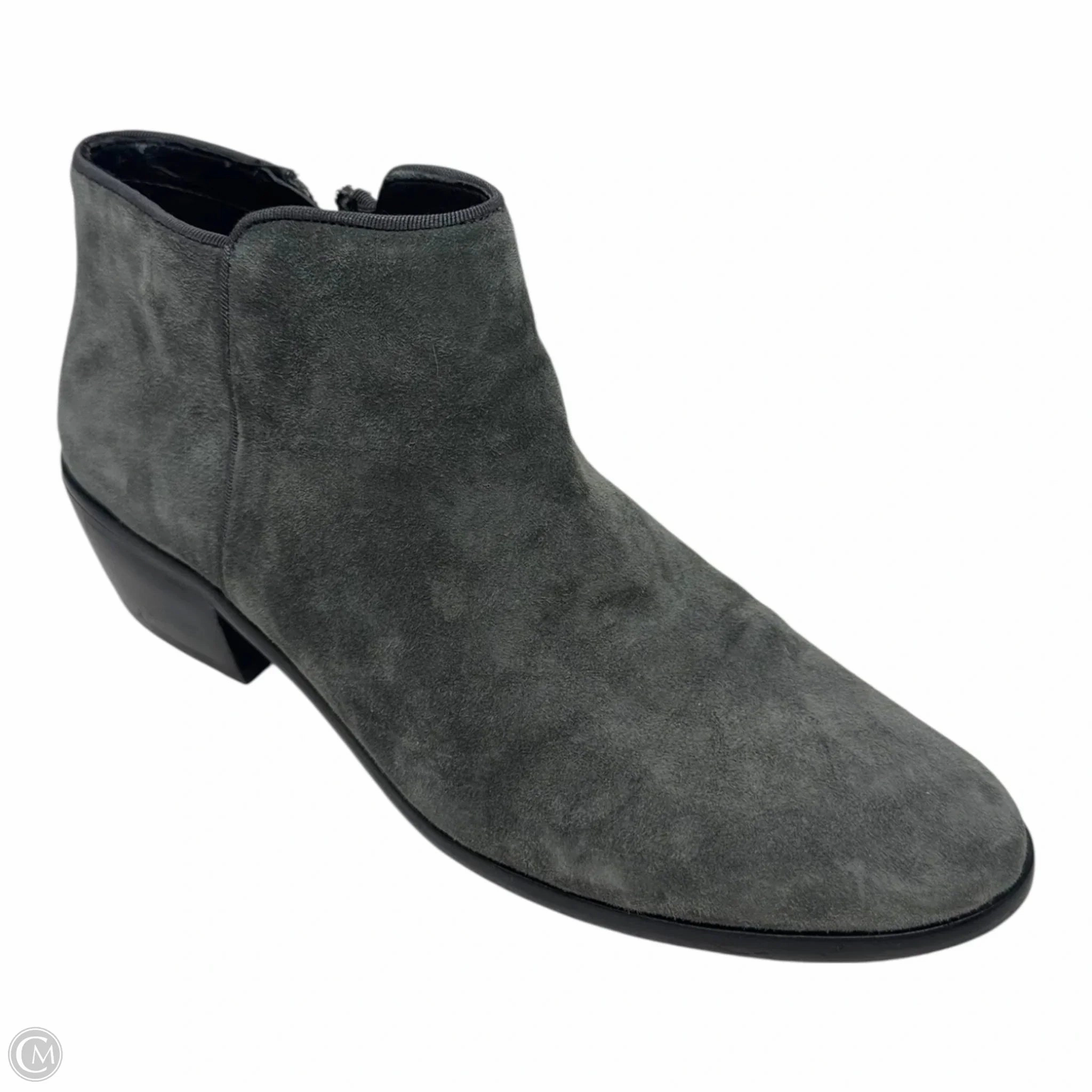 Off Duty Reliable Footwear Boots Ankle Heel By Sam Edelman In Grey, Size: 7.5
