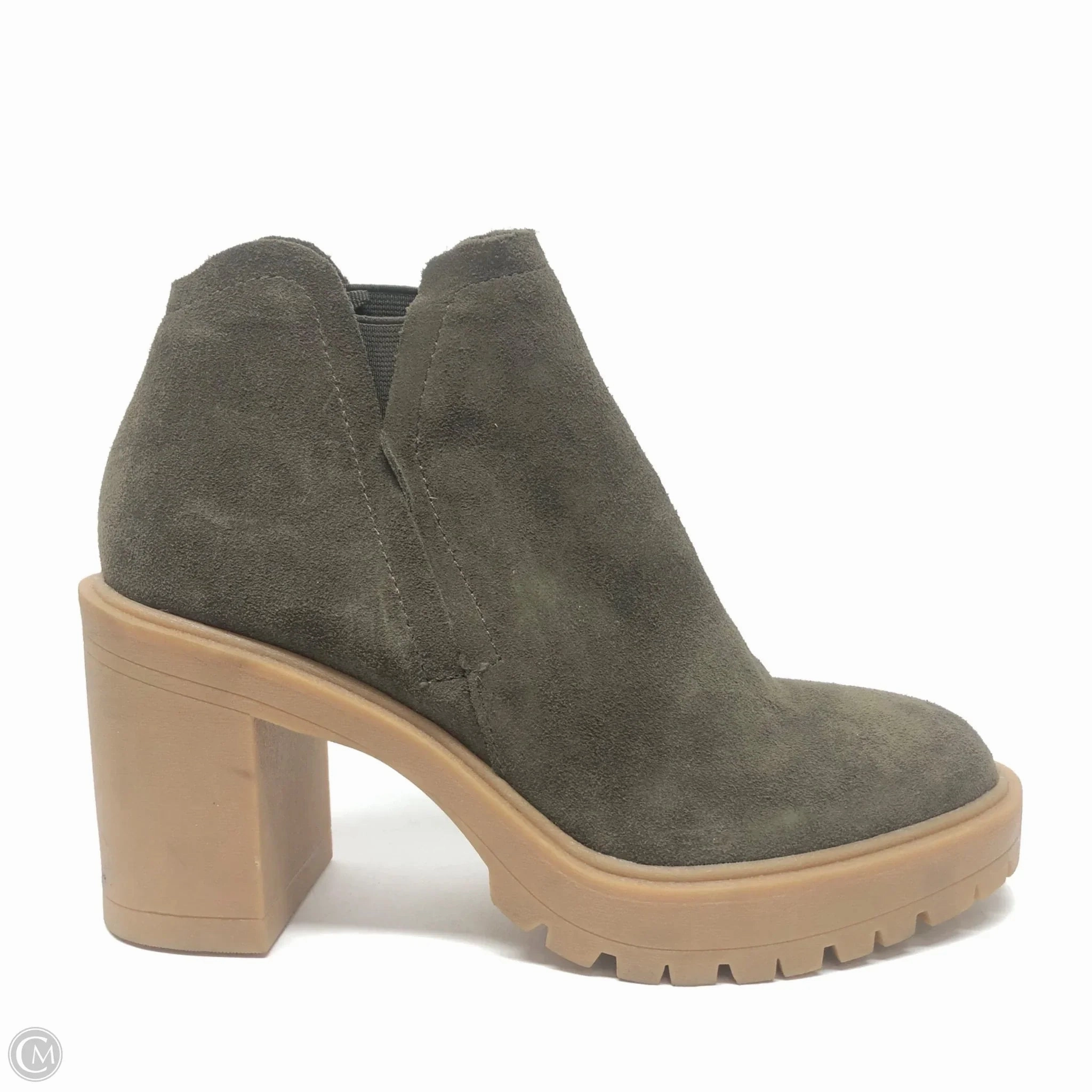 Firm Hold Gym workout Boots Ankle Heels By Dolce Vita In Green, Size: 9