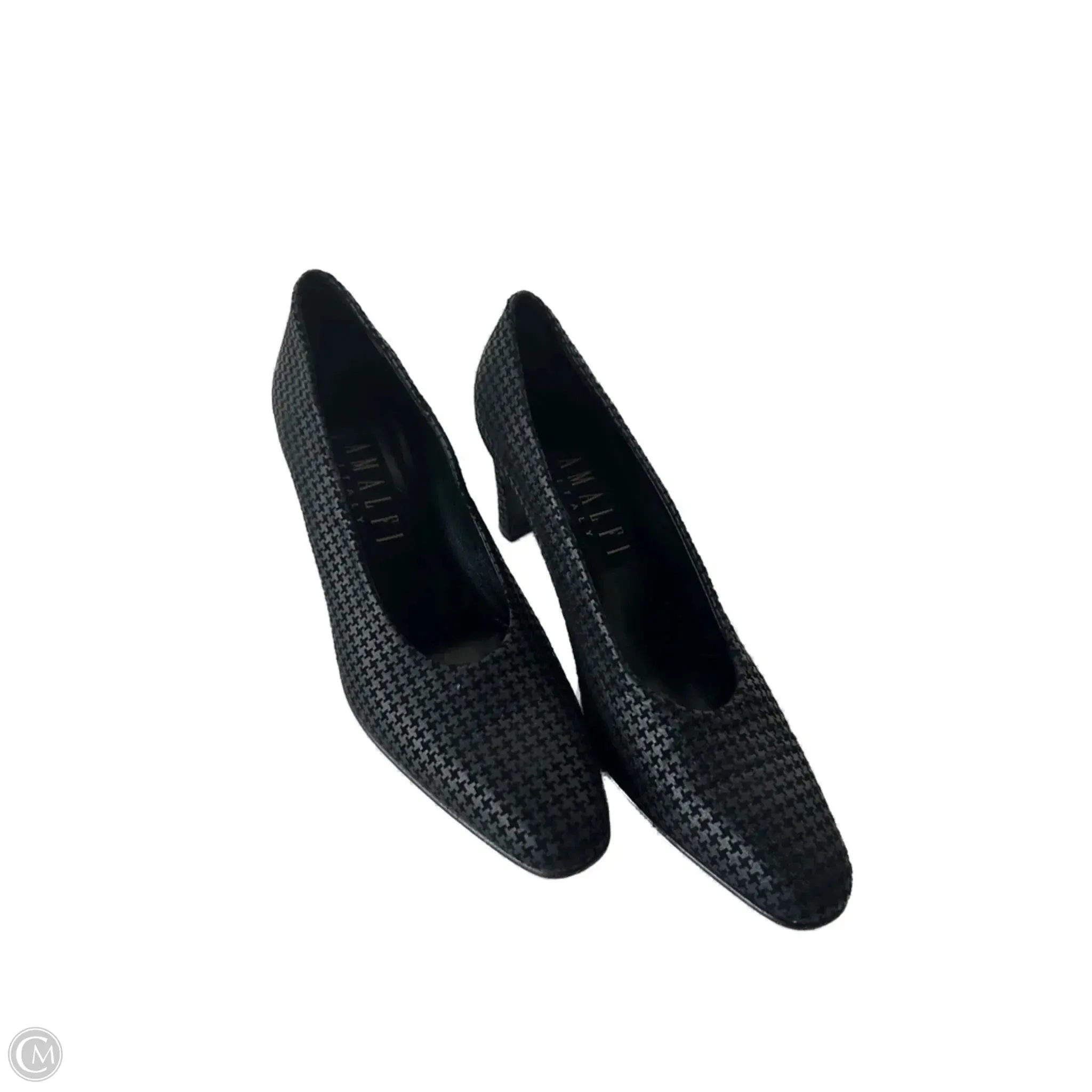 Comfort Cushion Shoes Heels Block By Amalfi In Black, Size: 7
