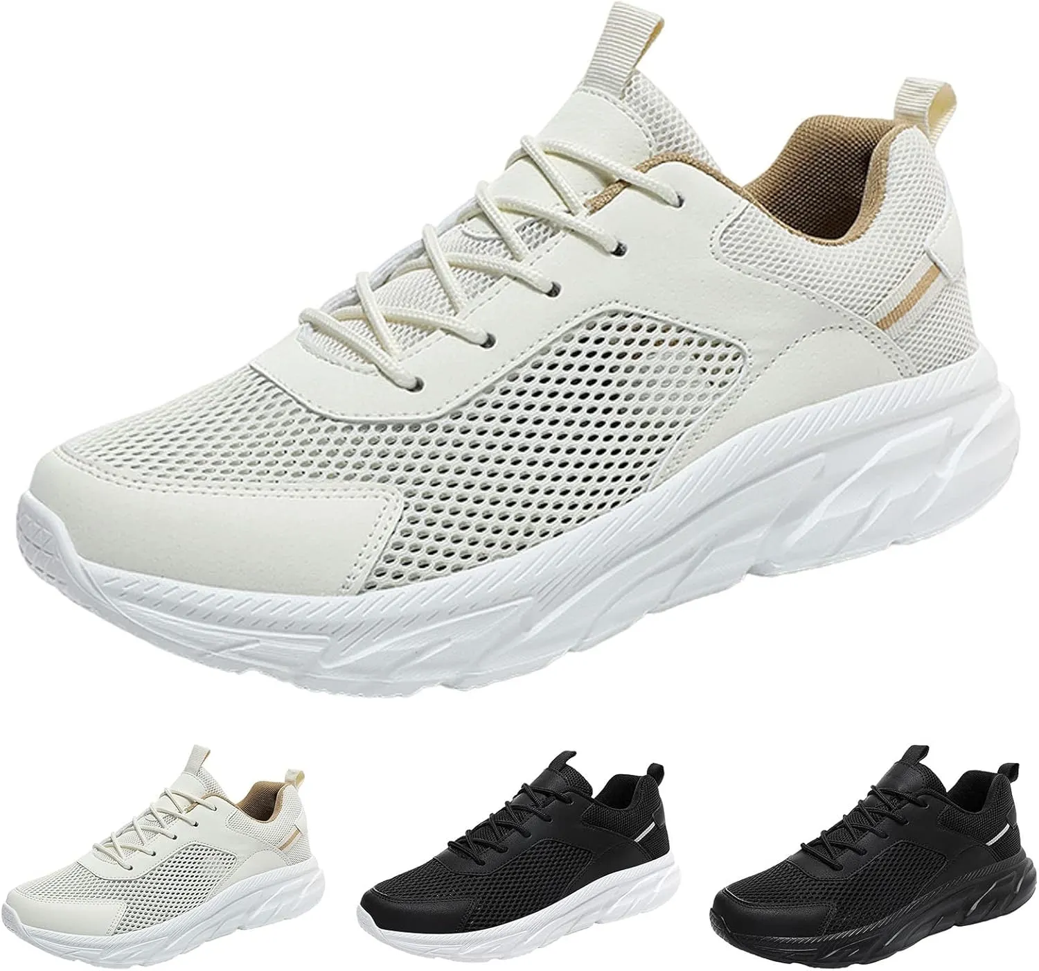 Arch Support Hiking Shoes for Men Breathable Casual Comfortable Walking Sneaker Business Casual Versatile Shoes