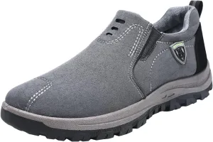 Arch Support Sports Shoes for Men Breathable Casual Comfortable Walking Sneaker Convenient Elderly Slip on Shoes