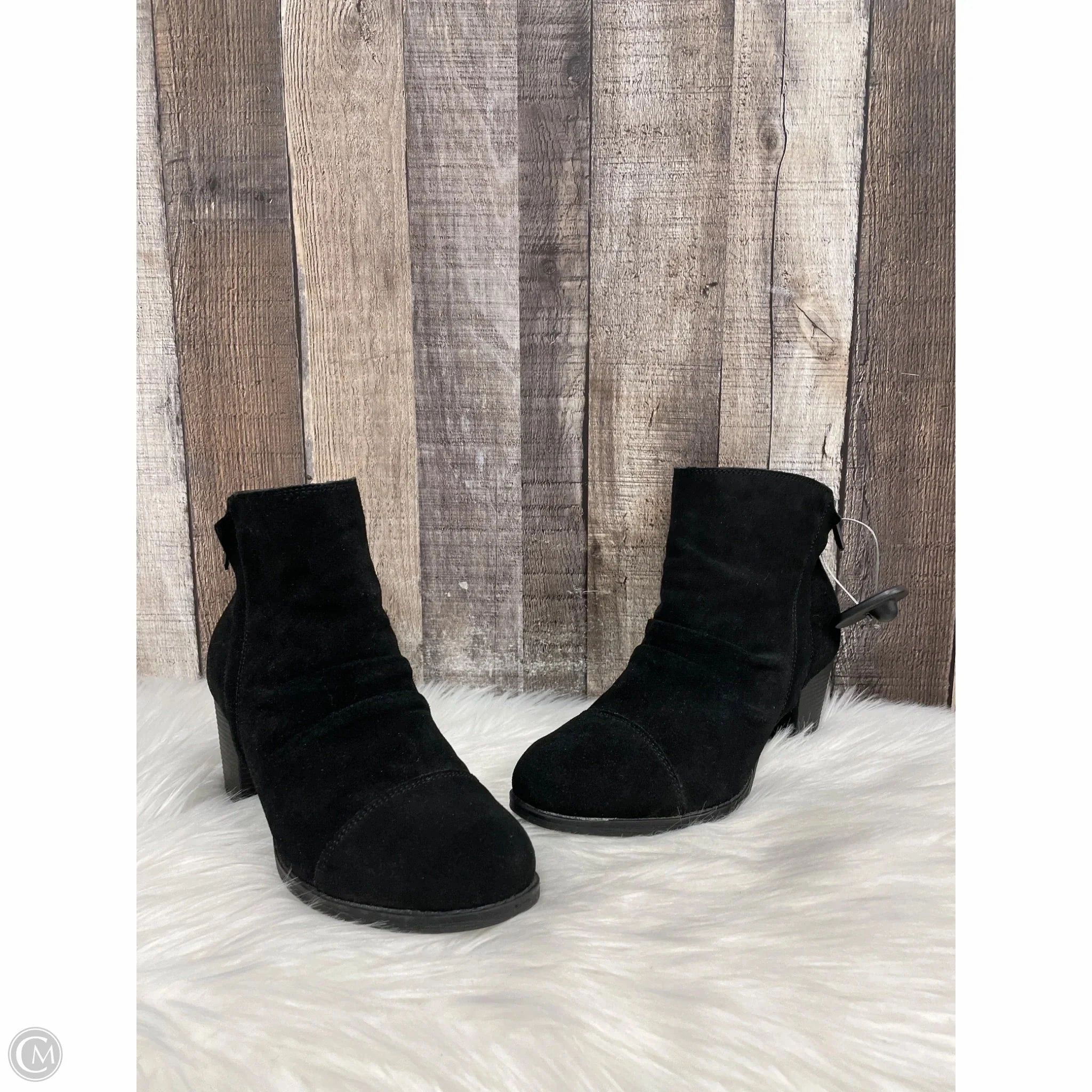 Comfortable Design Boots Ankle Heels By Skechers In Black, Size: 7.5
