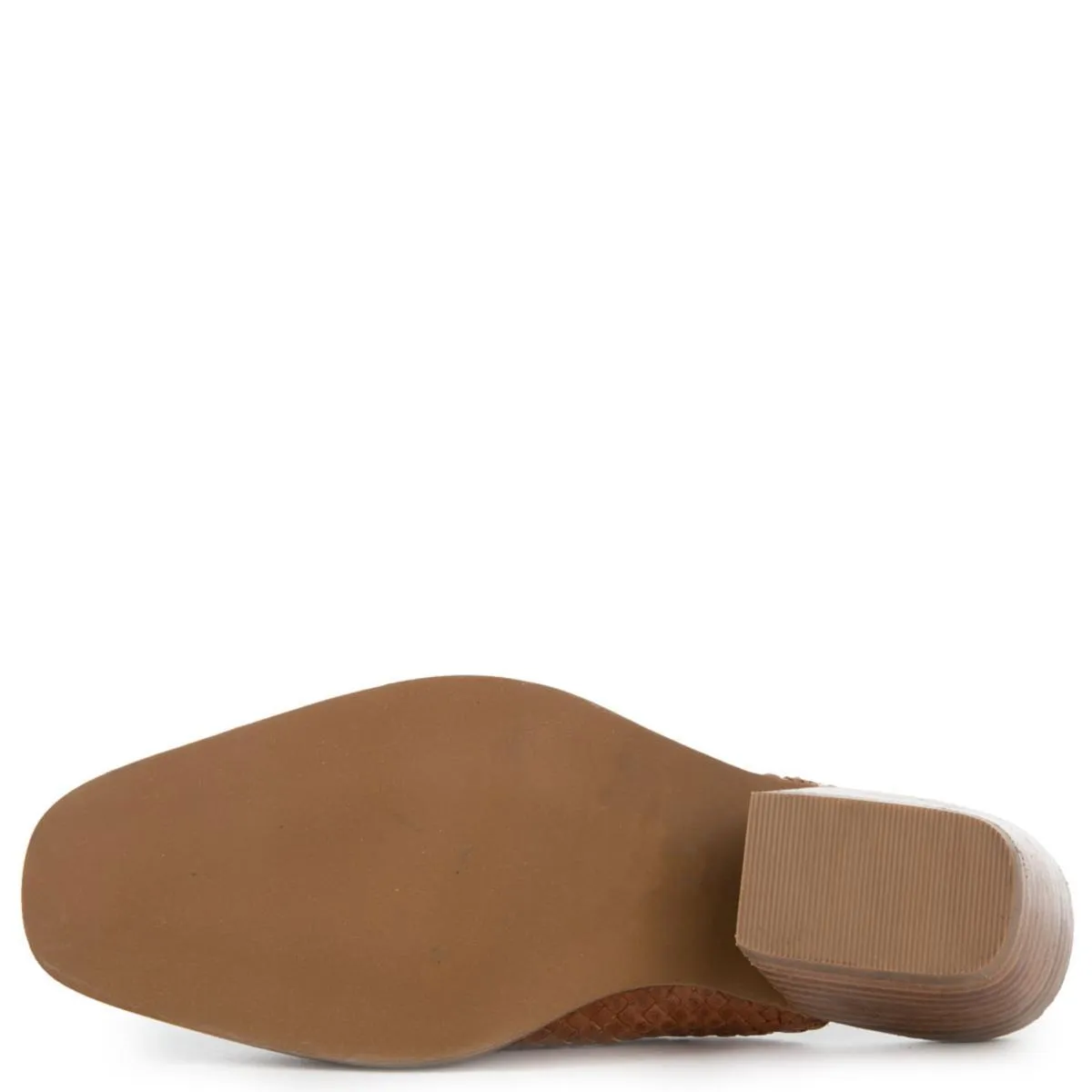 Avanti Tan Weave Mule Tan