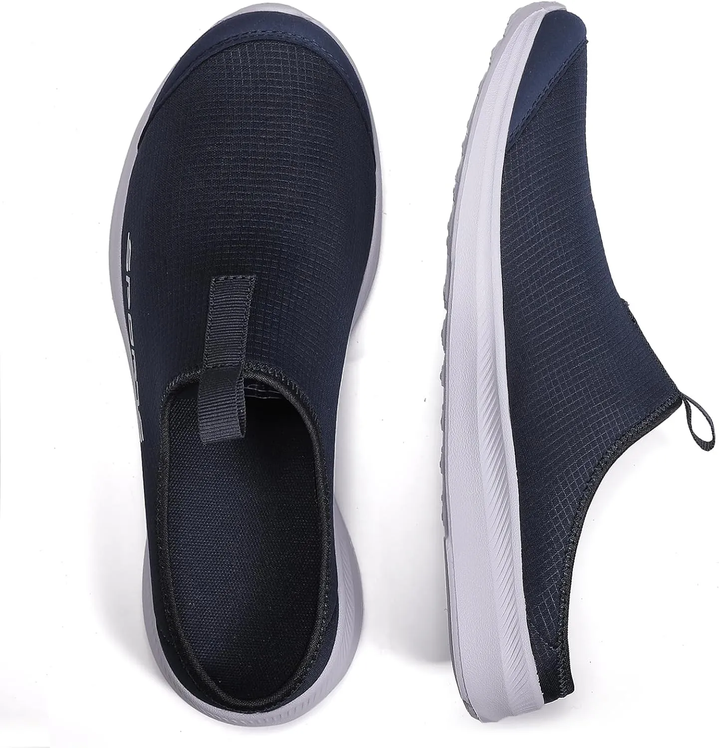 Axcone Mens Slippers with Arch Support Lightweight Comfort Mules Clog Slip-On Walking Loafer House Shoes