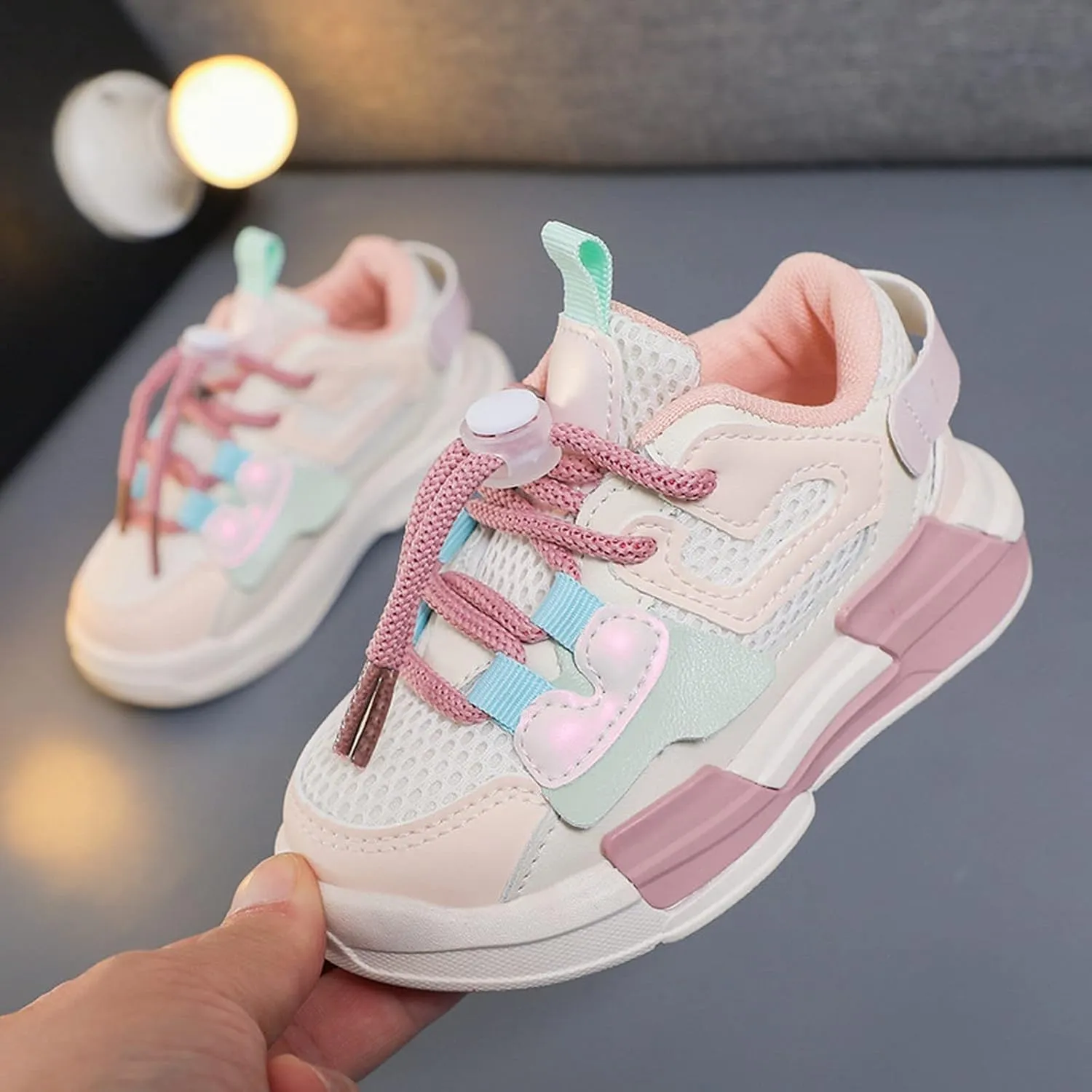 Baby Boys Girls Sneakers Toddler Kids Lightweight Casual Walking Shoes Mesh Sport Breathable Running Shoes