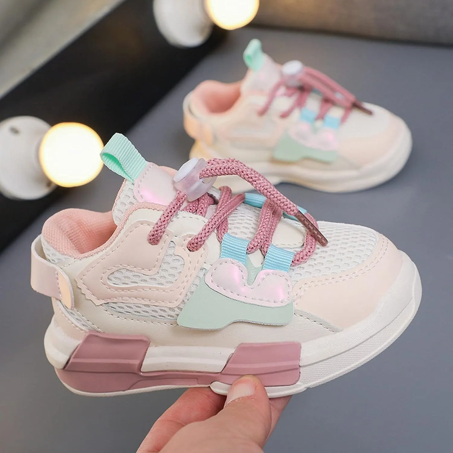 Baby Boys Girls Sneakers Toddler Kids Lightweight Casual Walking Shoes Mesh Sport Breathable Running Shoes