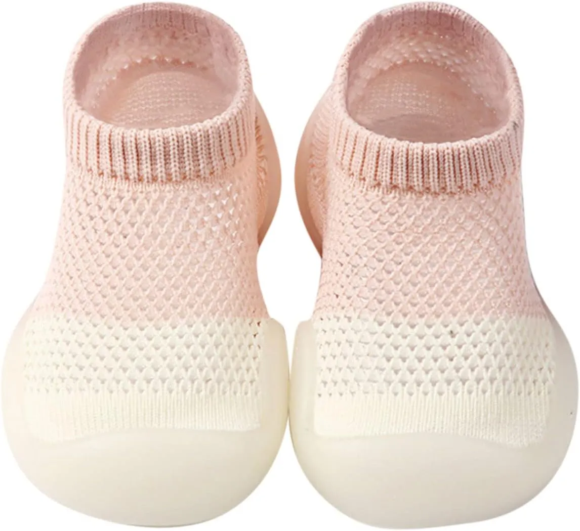 Baby Walking Shoes Infant Non-slip Breathable Slippers Baby Sock Shoes Soft Rubber Sole Boys Girls Slip on Sneakers