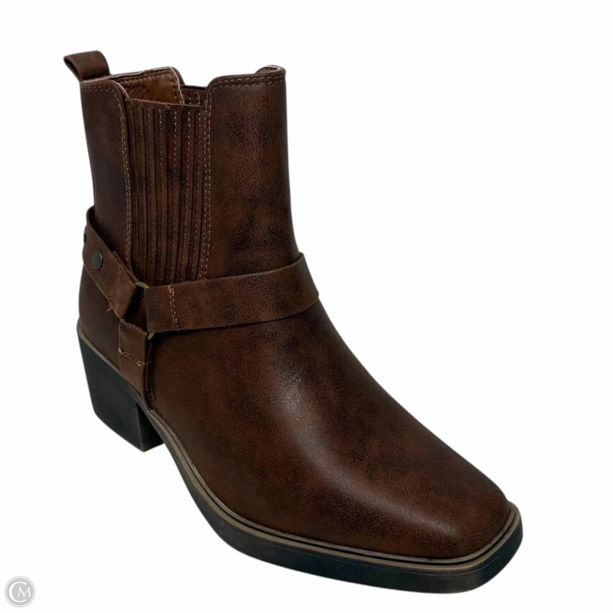 Baits Harness Booties By True Craft In Cognac Tonal, Size: 7.5 Perfect For Hiking Low Profile Rainy Day Commuter