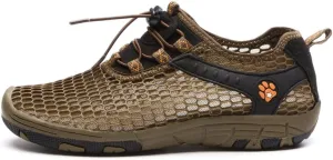 BaronHong Men's Quick Dry Hiking Shoes Barefoot Mesh Lightweight Outdoor Training Water Walking Shoes