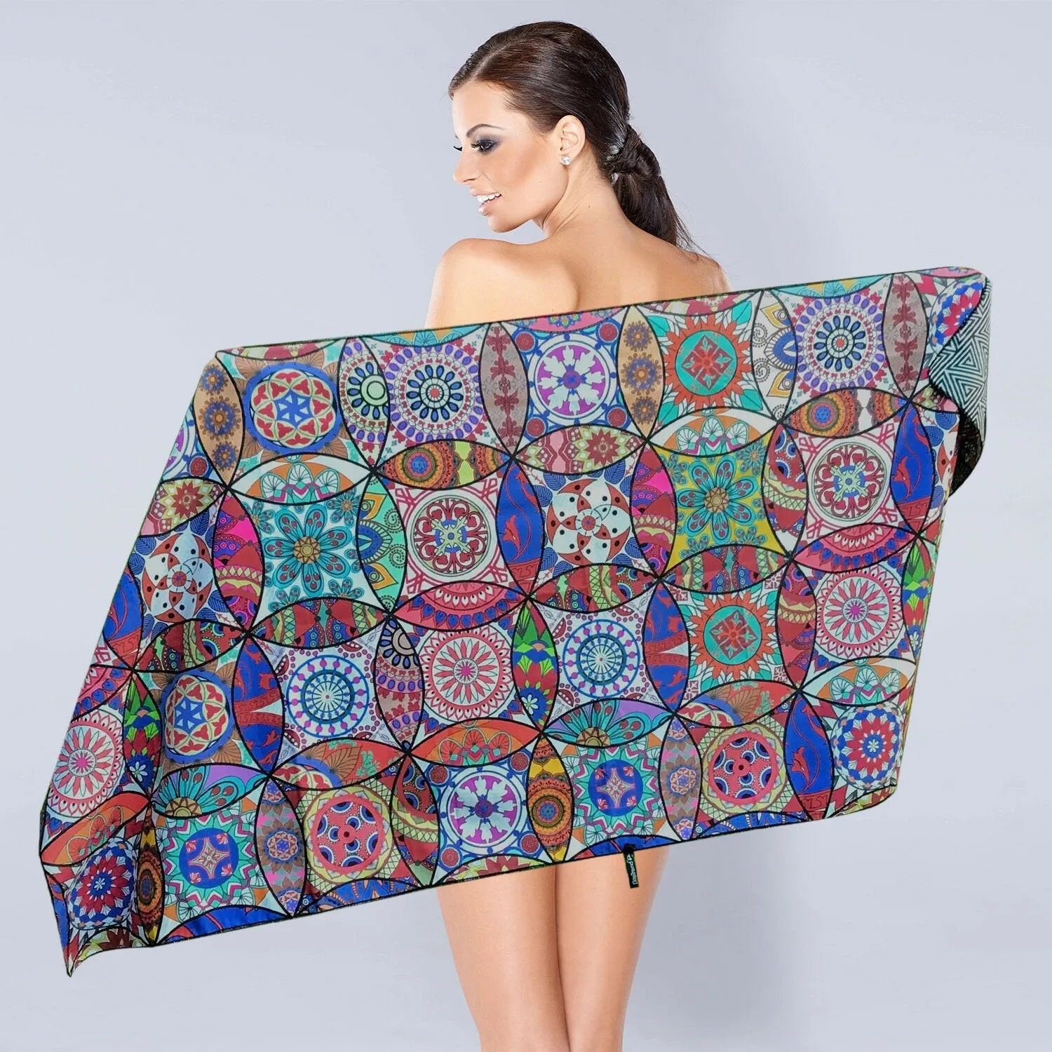 Beach Towel - Mandala (78x35 inches)