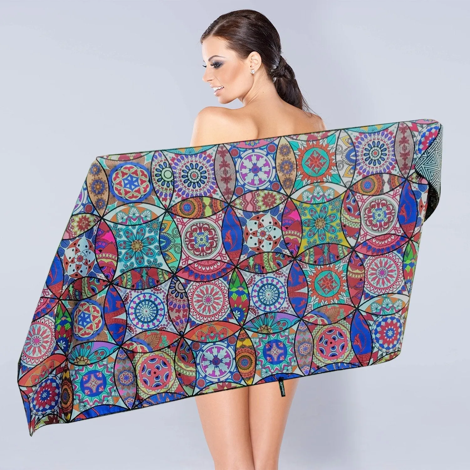 Beach Towel - Mandala (78x35 inches)