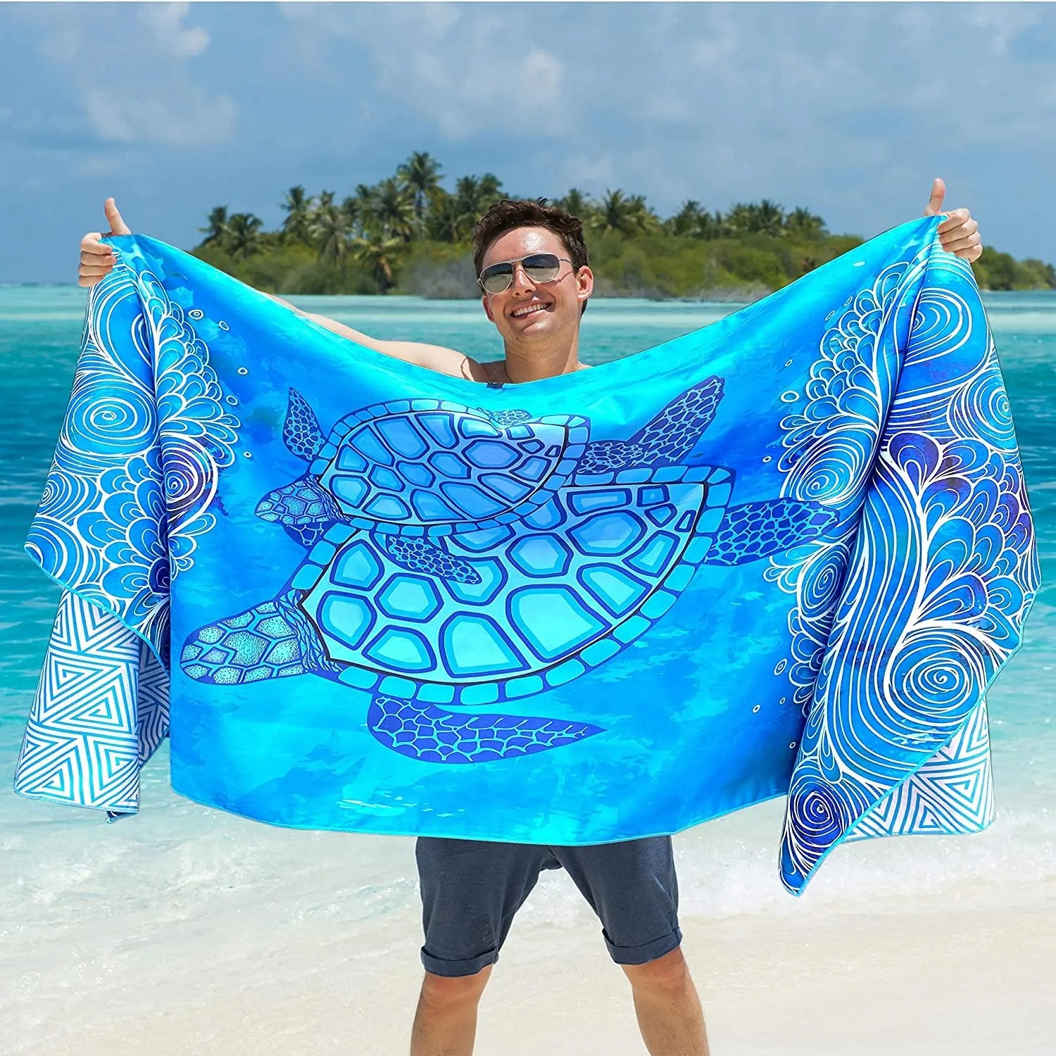 Beach Towel - Sea Turtle (78x35 inches)