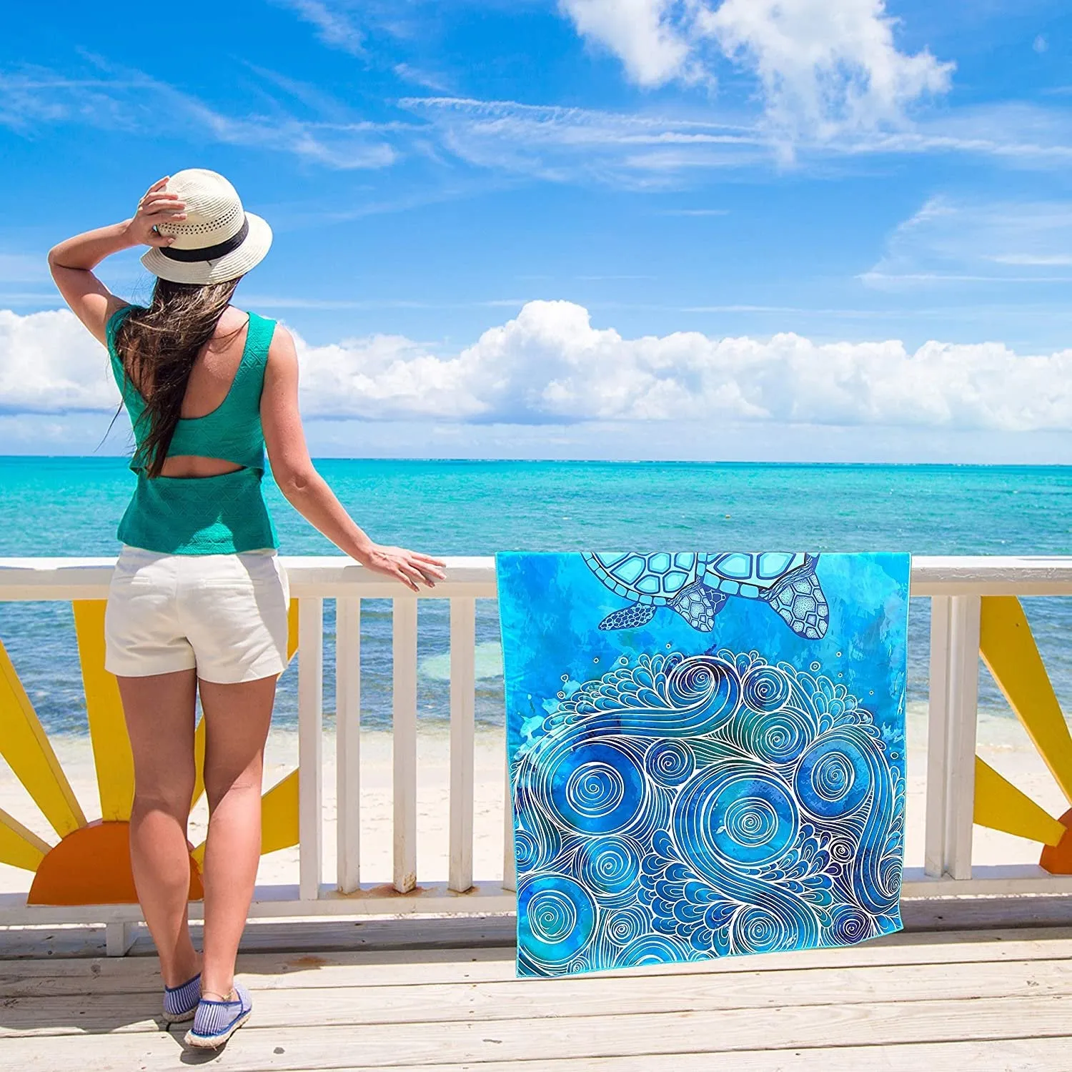 Beach Towel - Sea Turtle (78x35 inches)