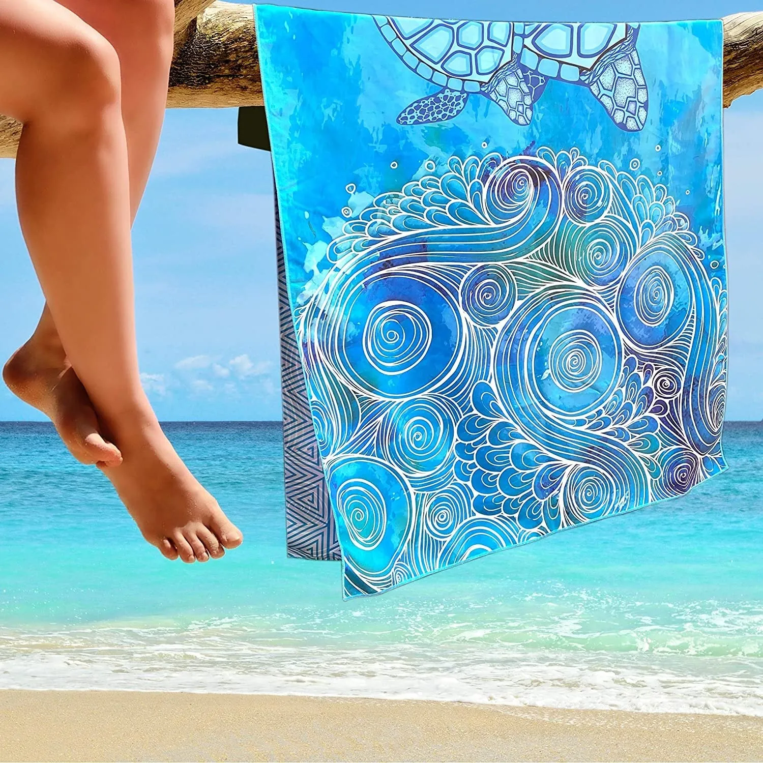 Beach Towel - Sea Turtle (78x35 inches)
