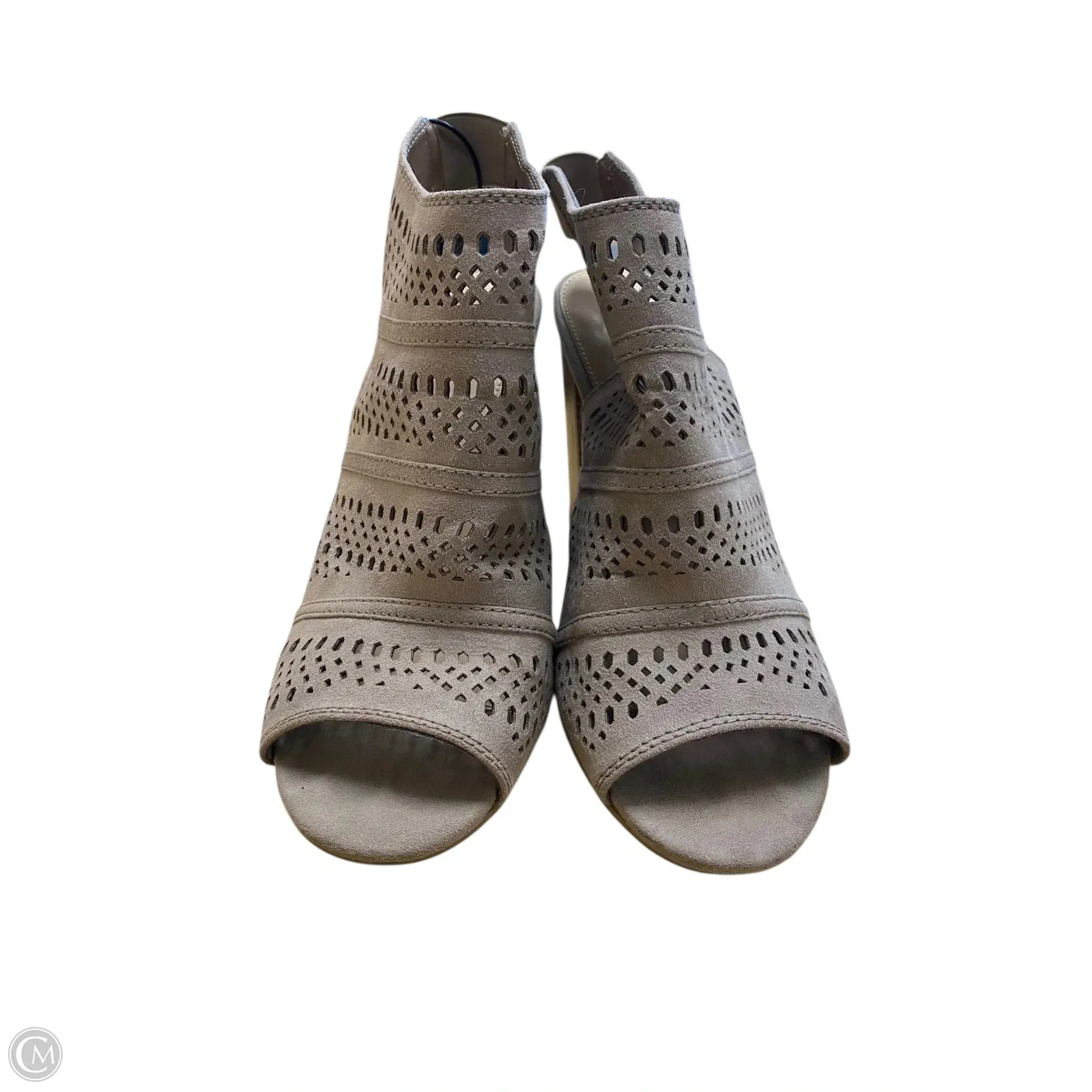 Shoes Heels Block By Lc Lauren Conrad In Brown, Size: 7.5 Timeless Vibe Elastic laces
