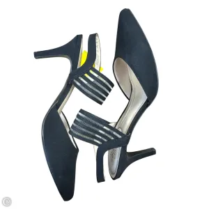 Lace Up Shoes Heels Stiletto By Life Stride In Black, Size: 10
