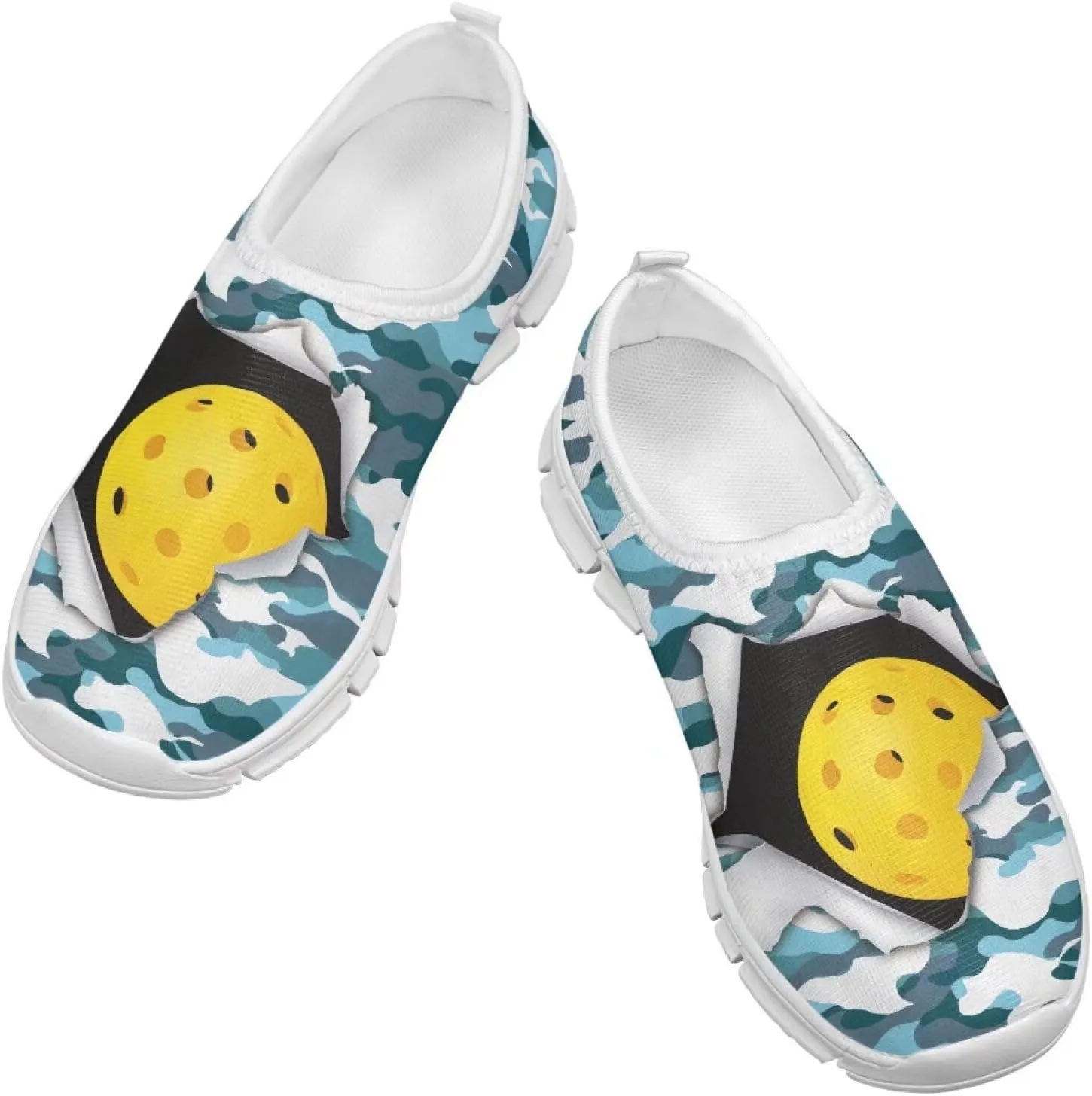 Big Kids Slip-On Walking Sneakers Casual Tennis Loafers Shoes Breathable Workout Sneakers Lightweight Travel Shoes US Size 11-15