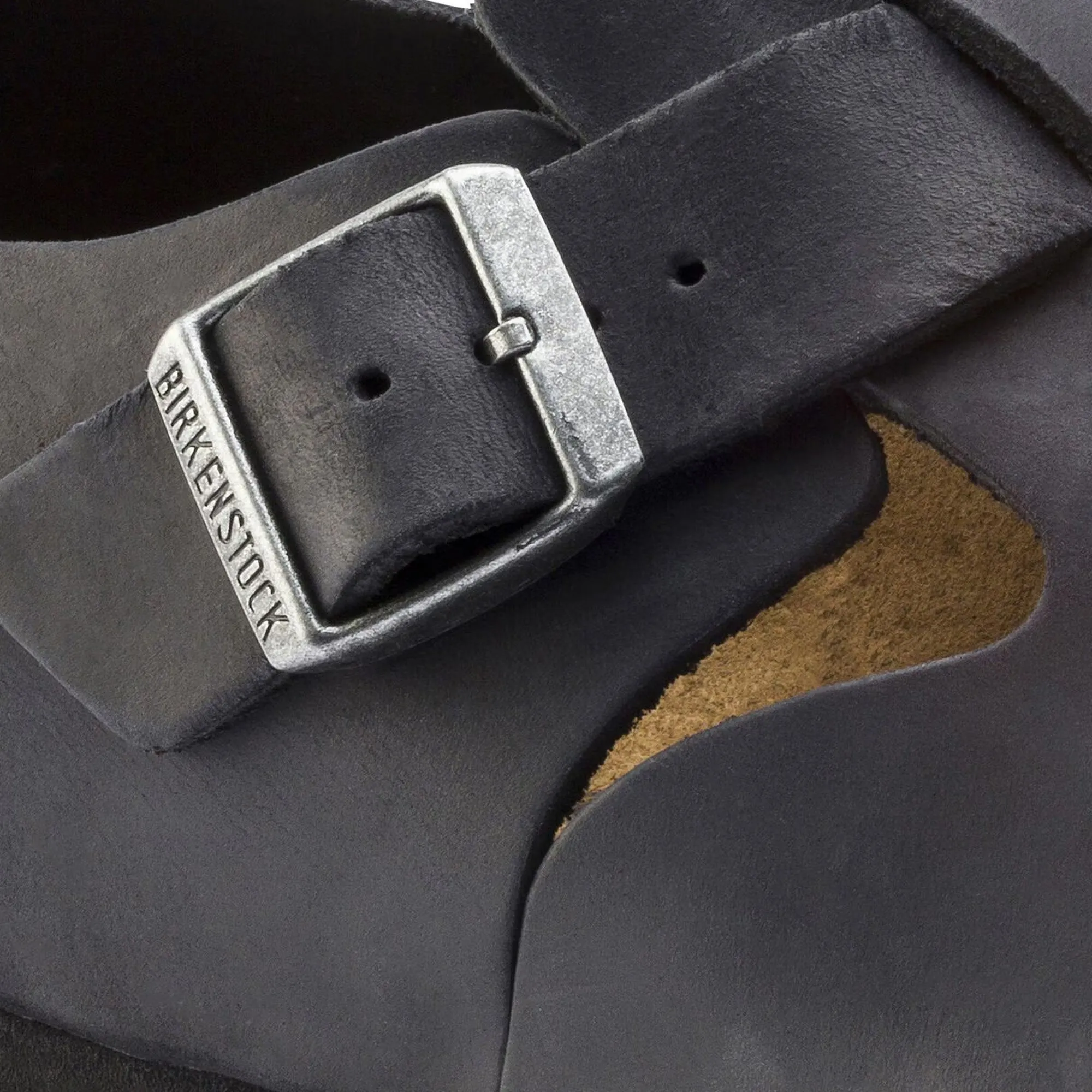 Birkenstock Mens London Oiled Leather Sandals Anti Slip Outsole Technology Ventilation Channels System