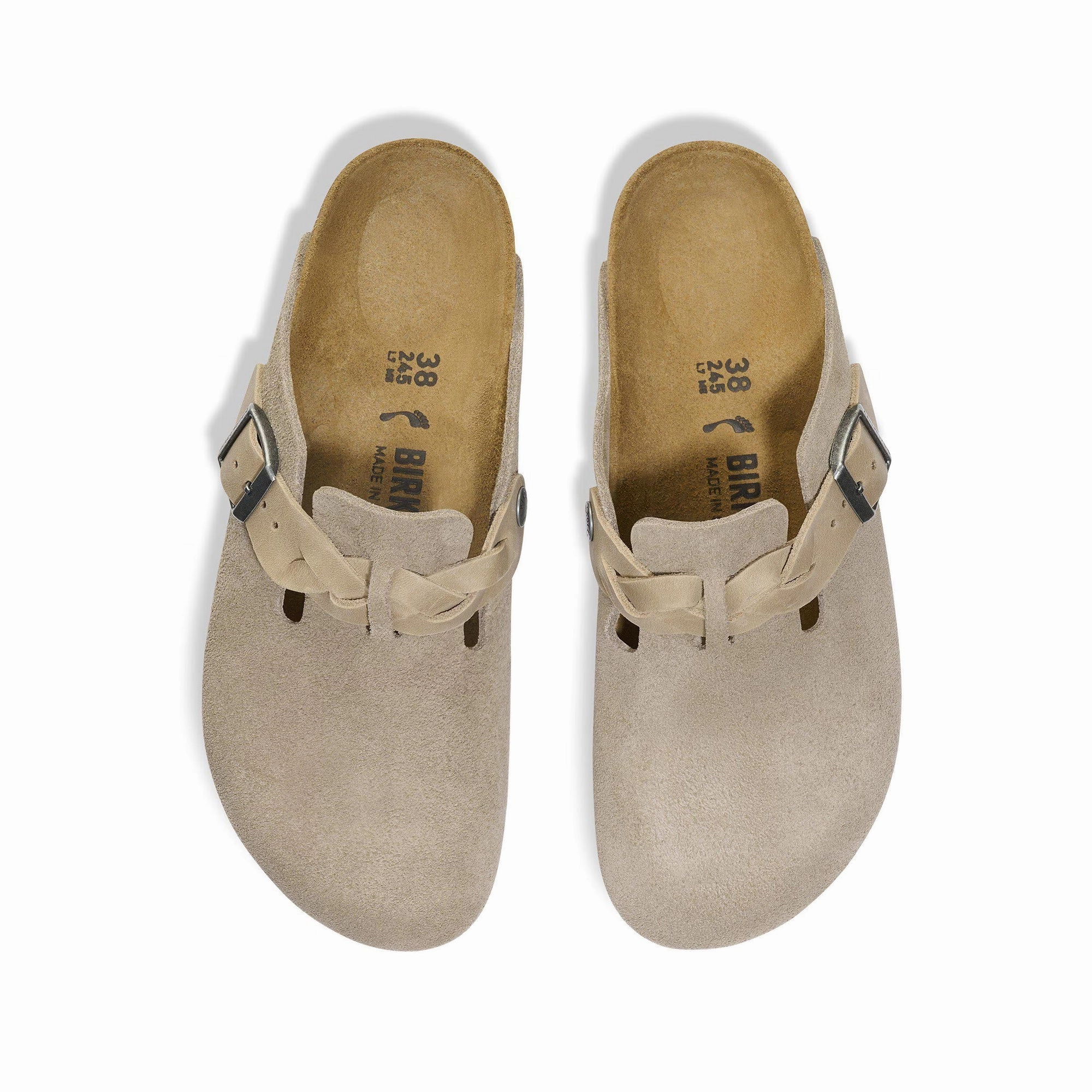 Birkenstock Boston Braid Sandals (Narrow) Durable outsole grip