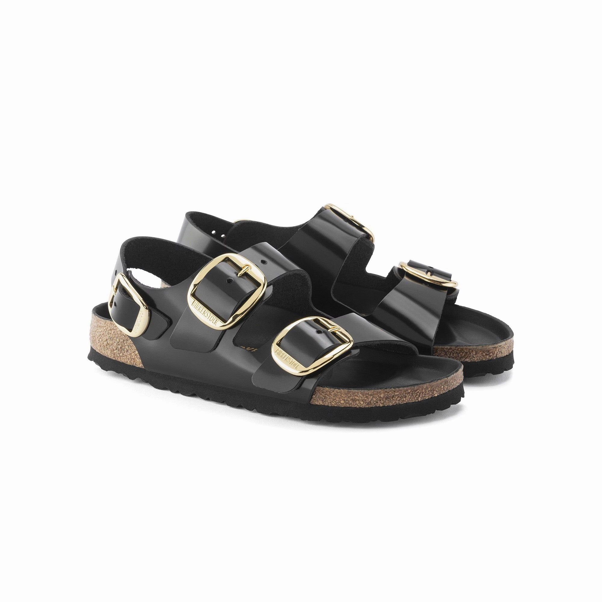 Birkenstock Womens Milano Big Buckle Slippers Track spikes alternative Cross Training Ready