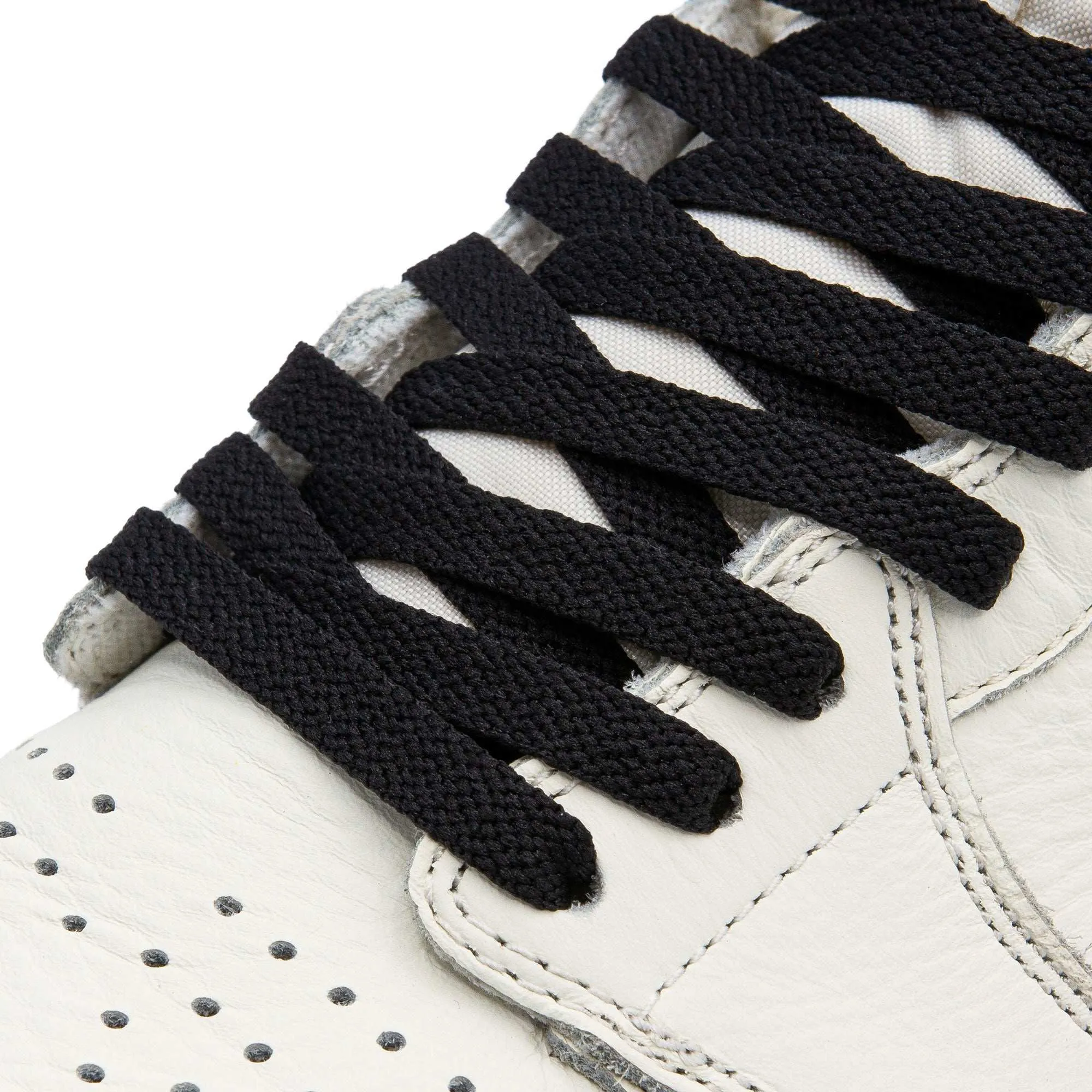 Black Jordan 1 Replacement Shoelaces
