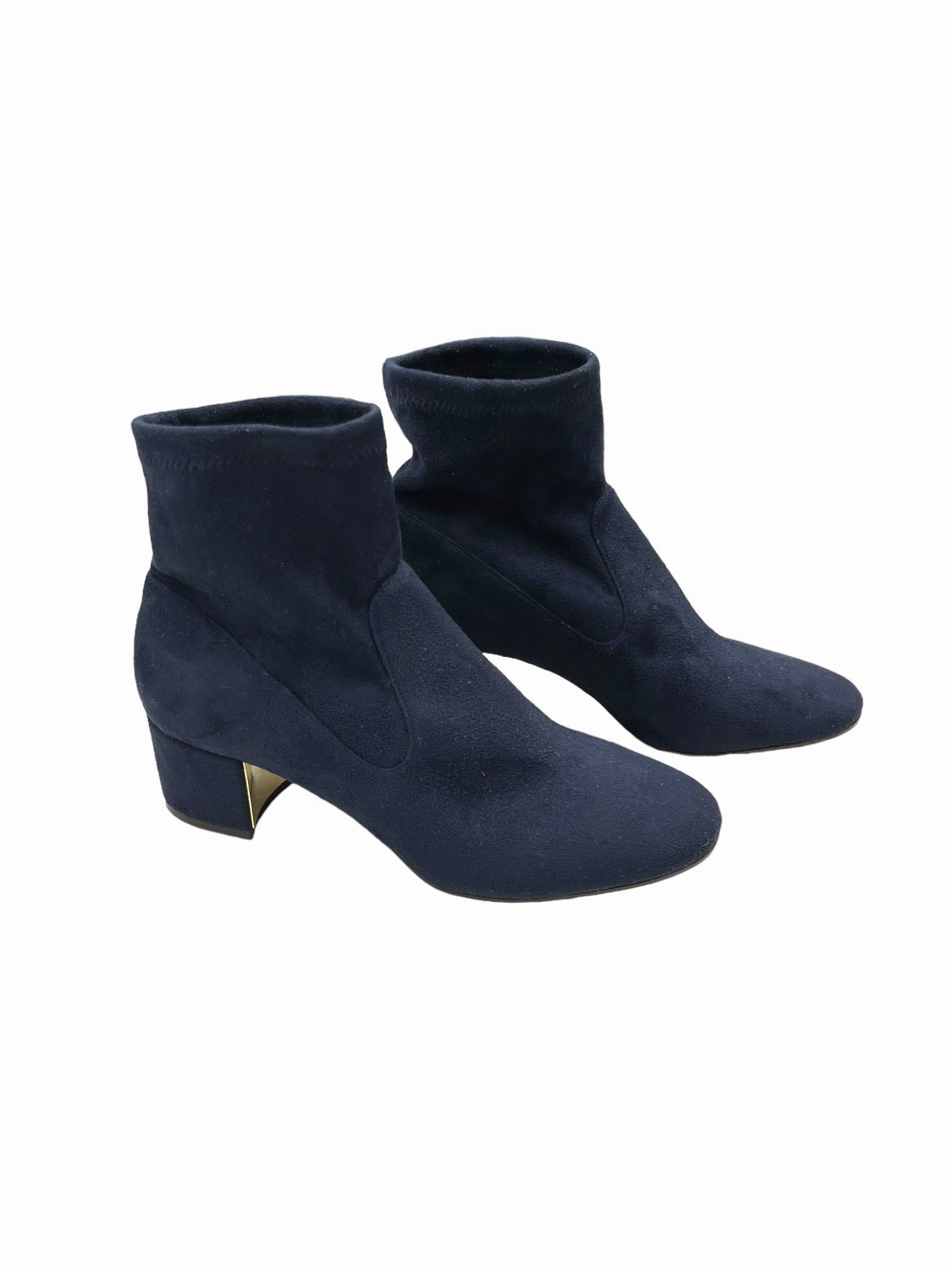 Blue Boots Ankle Heels Marion Parke, Size 6.5 Move Free
