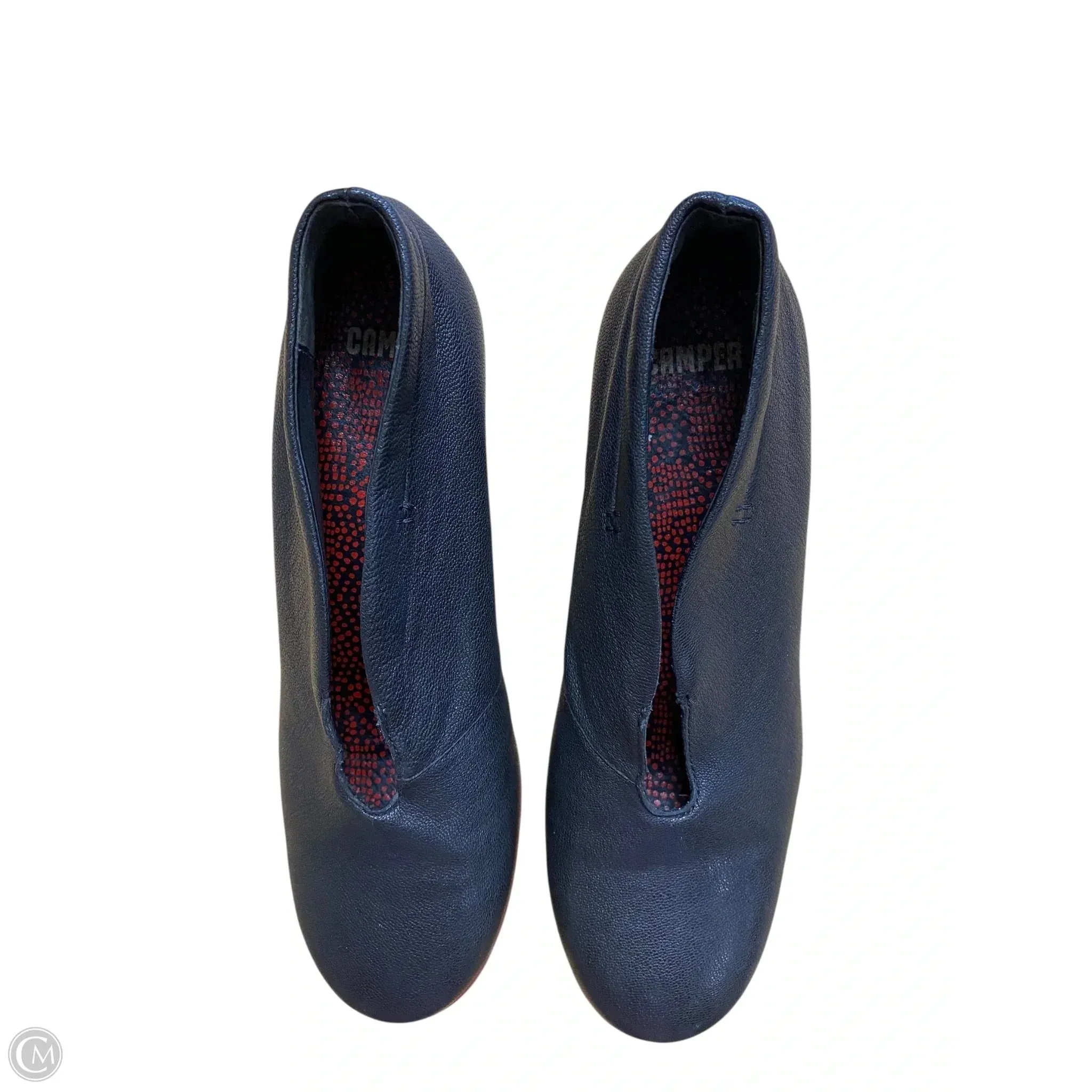 Refined Comfortable foot wrap Shoes Heels Block By Clothes Mentor In Black, Size: 7.5