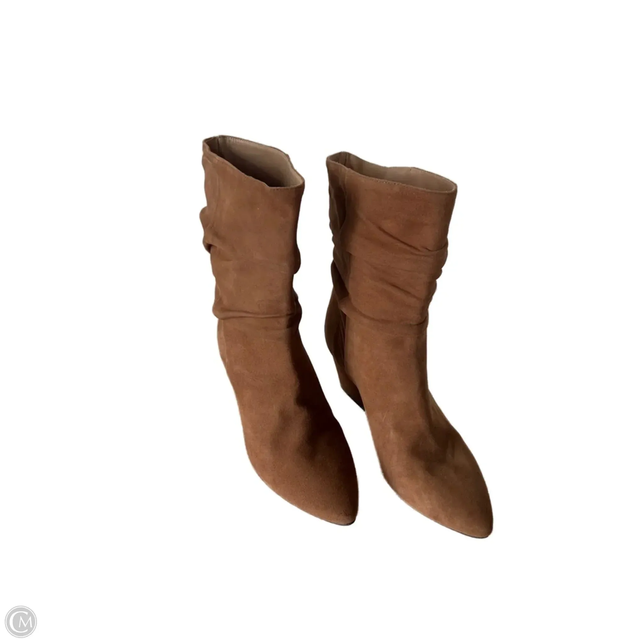 Classic Boots Cozy Pair Boots Mid-calf Heels By Botkier In Tan, Size: 8.5
