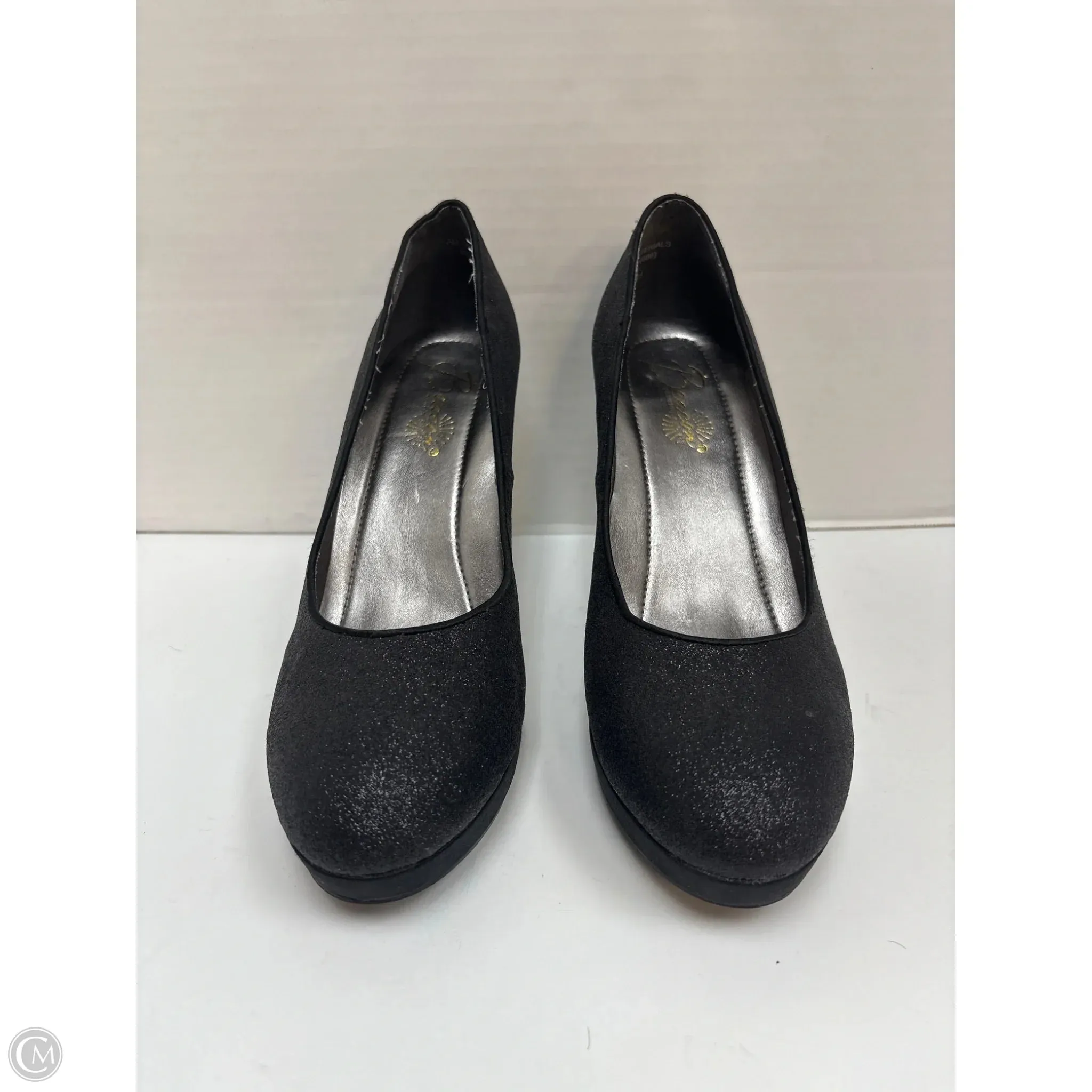 Ankle Strap Elegant Stiletto Shoes Shoes Heels Stiletto By Cmf In Black, Size: 9.5