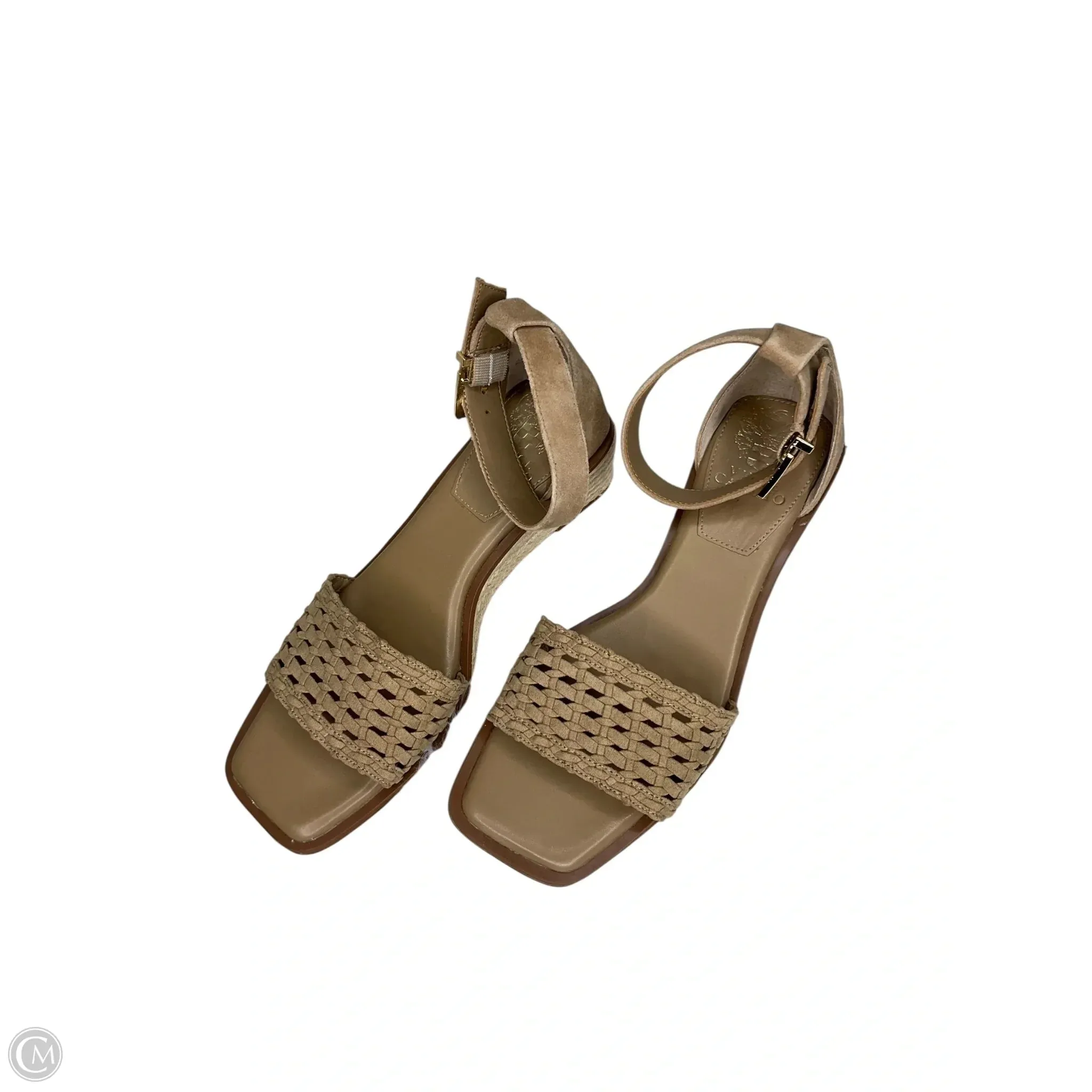 Comfortable Heels for Work Shoes Heels Block By Vince Camuto In Brown, Size: 8