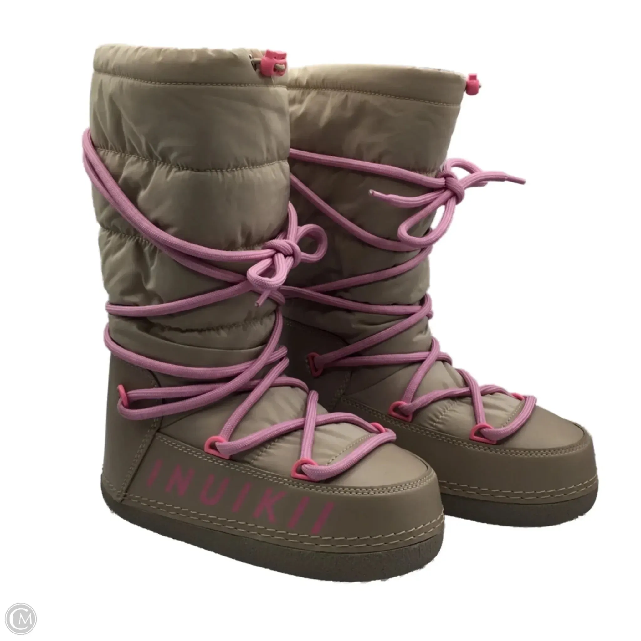 All-Season Comfort Boots Knee Flats By Anthropologie In Tan, Size: 6