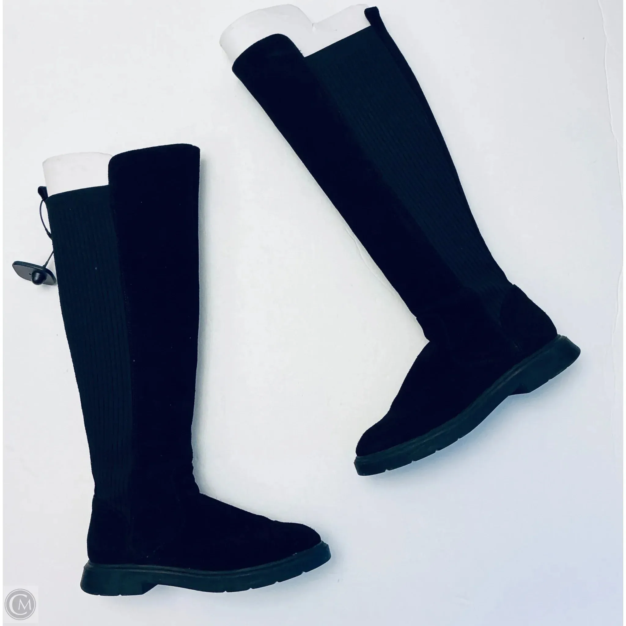 Boots Knee Flats By Antonio Melani In Black, Size: 9 Trendy Classic
