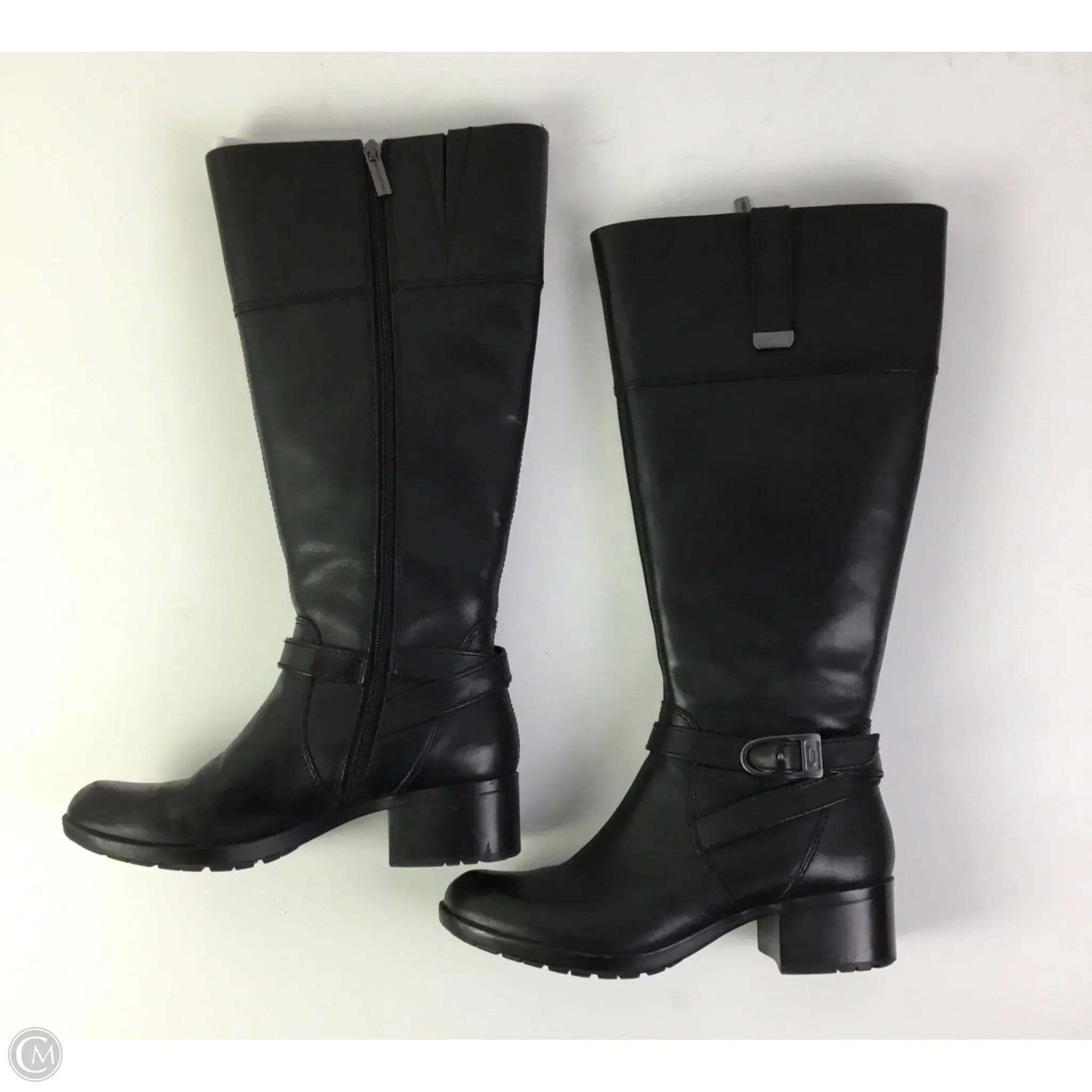 Must-Have Fashion Boots Knee Flats By Bandolino In Black, Size: 7