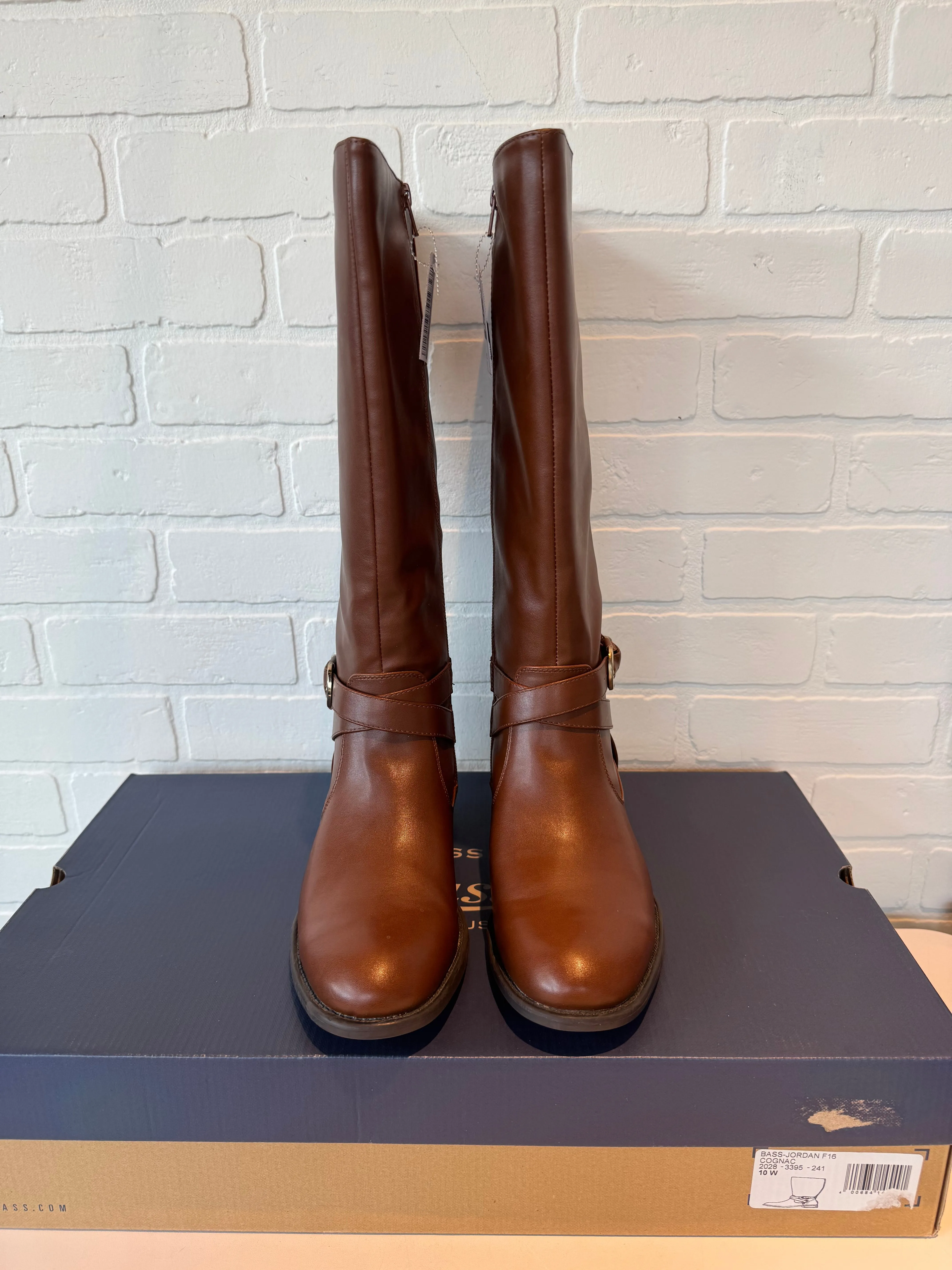 Boots Knee Flats By Bass In Brown, Size: 10 Long-Lasting Comfort
