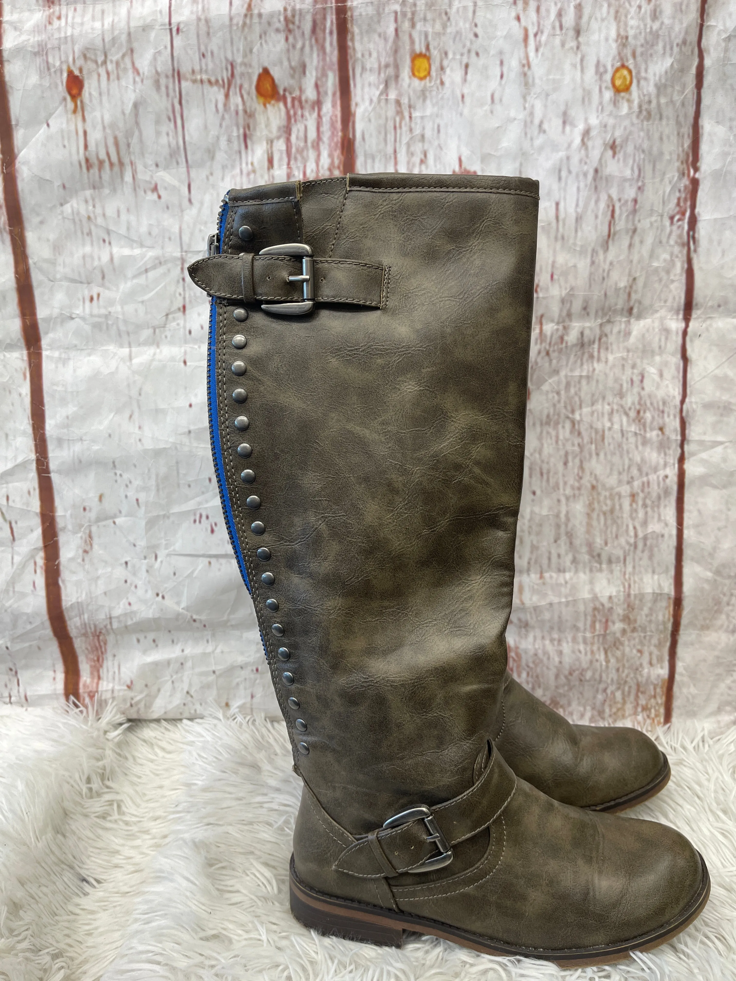 Boots Knee Flats By Candies  Size: 7.5 Iconic Fashion