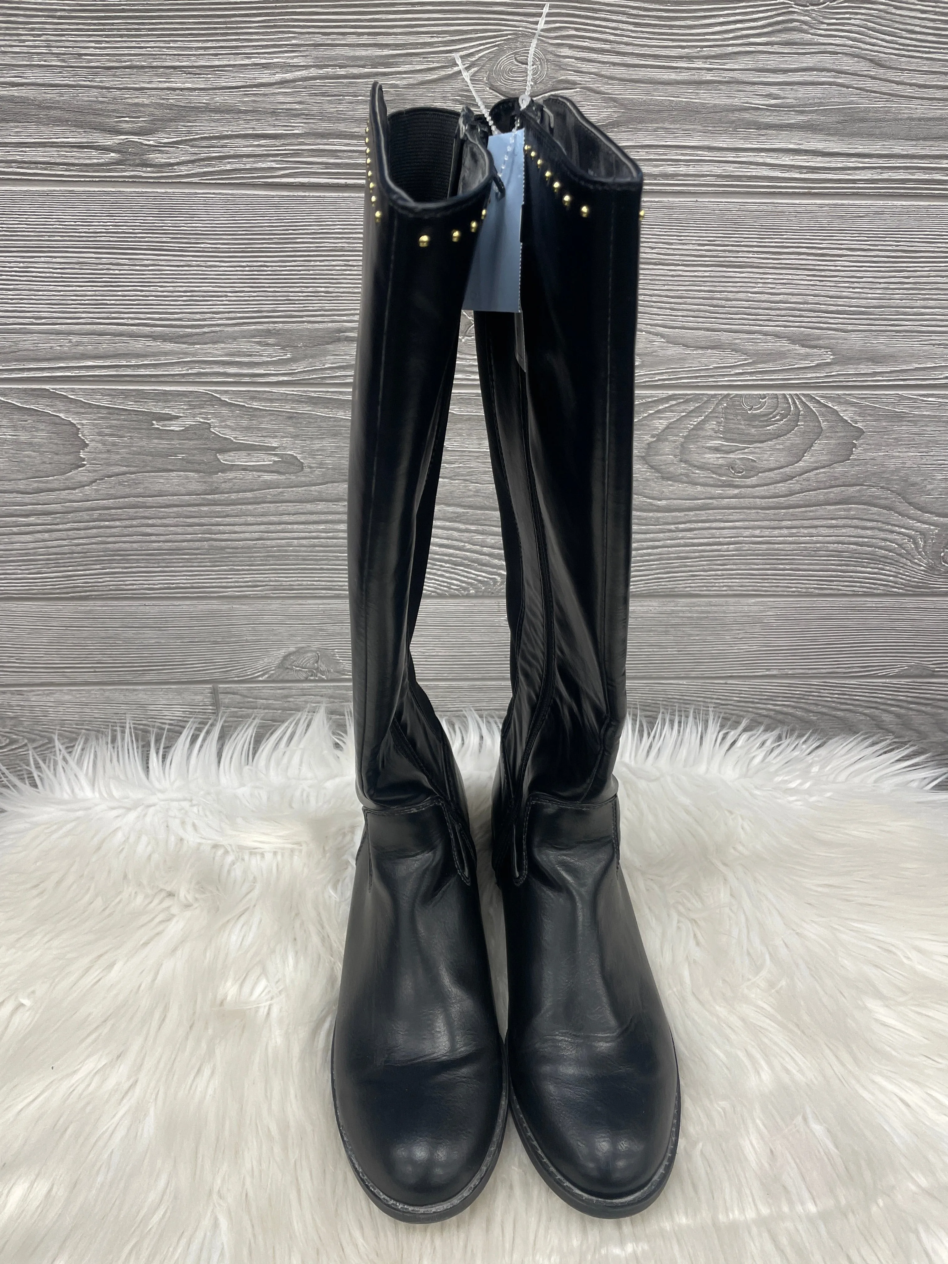 Boots Knee Flats By Clothes Mentor In Black, Size: 10 Layering Fashion Incredible Comfort