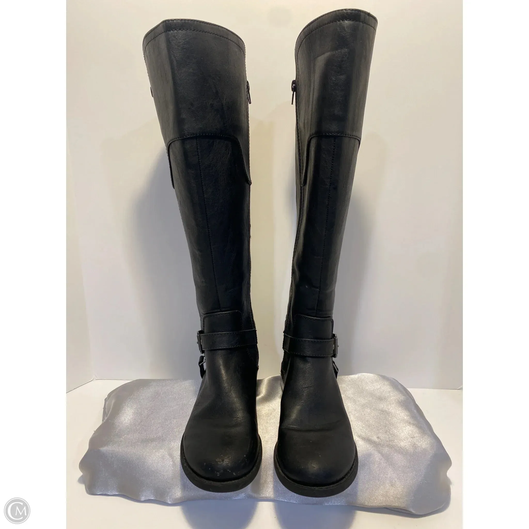 Strut Ready Boots Knee Flats By Clothes Mentor In Black, Size: 7